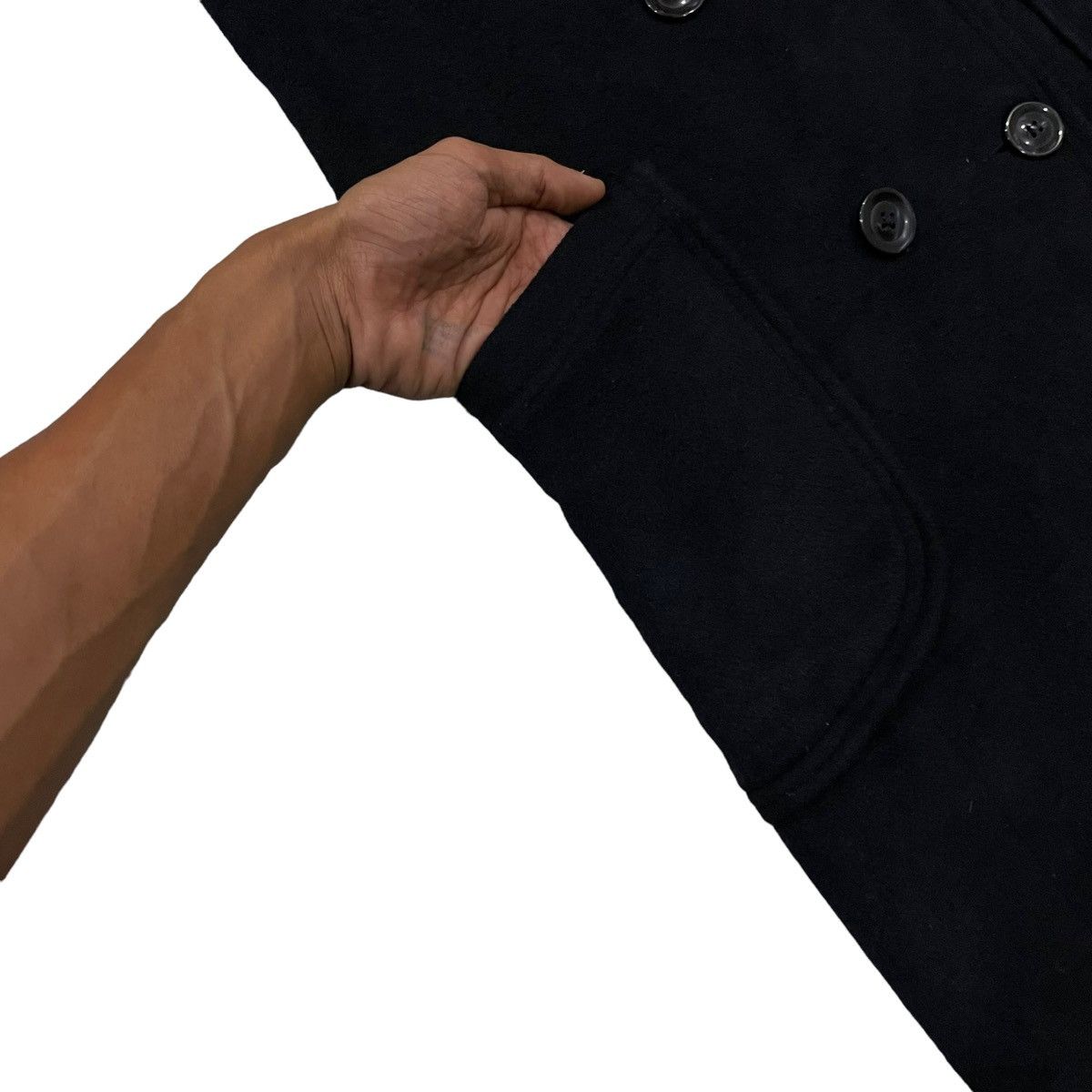 Diesel ‼️RARE‼️Vintage Diesel Double Collar Wool Jacket Size M / US 6-8 / IT 42-44 - 9 Thumbnail