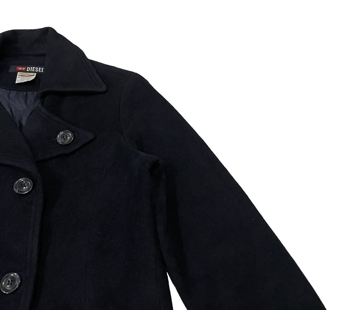 Diesel ‼️RARE‼️Vintage Diesel Double Collar Wool Jacket Size M / US 6-8 / IT 42-44 - 2 Thumbnail