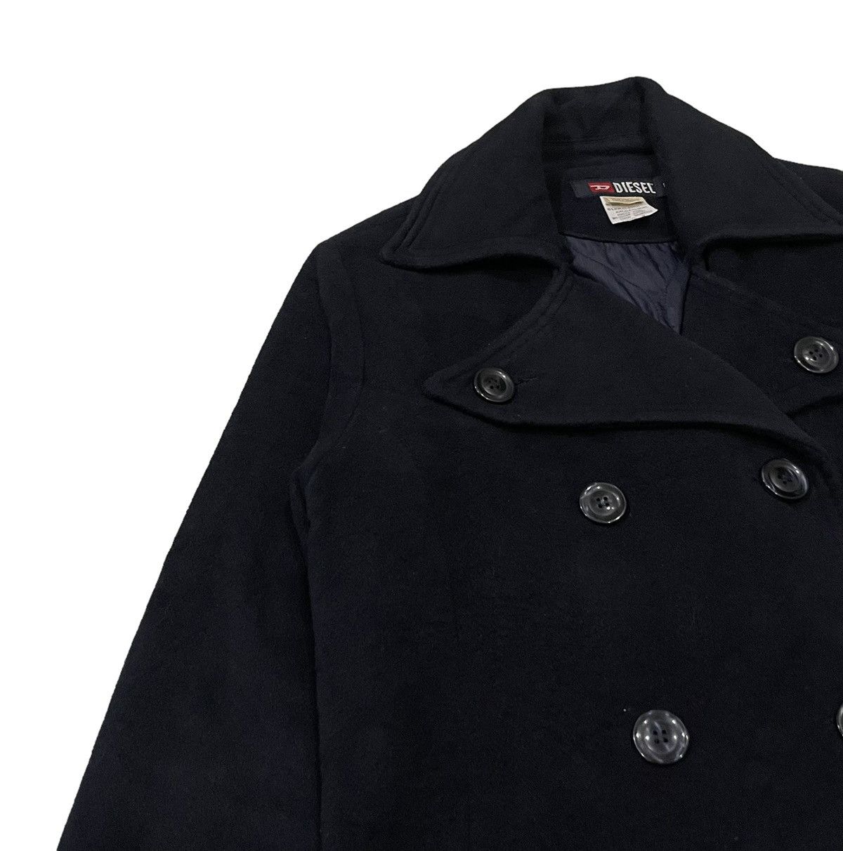Diesel ‼️RARE‼️Vintage Diesel Double Collar Wool Jacket Size M / US 6-8 / IT 42-44 - 5 Thumbnail
