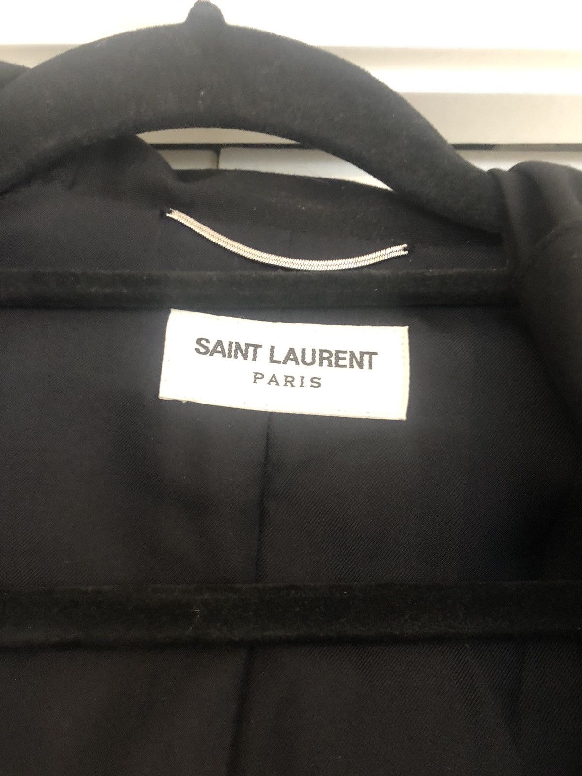 Saint Laurent Paris SS13 Black Cotton biker hooded jacket Size US M / EU 48-50 / 2 - 4 Thumbnail