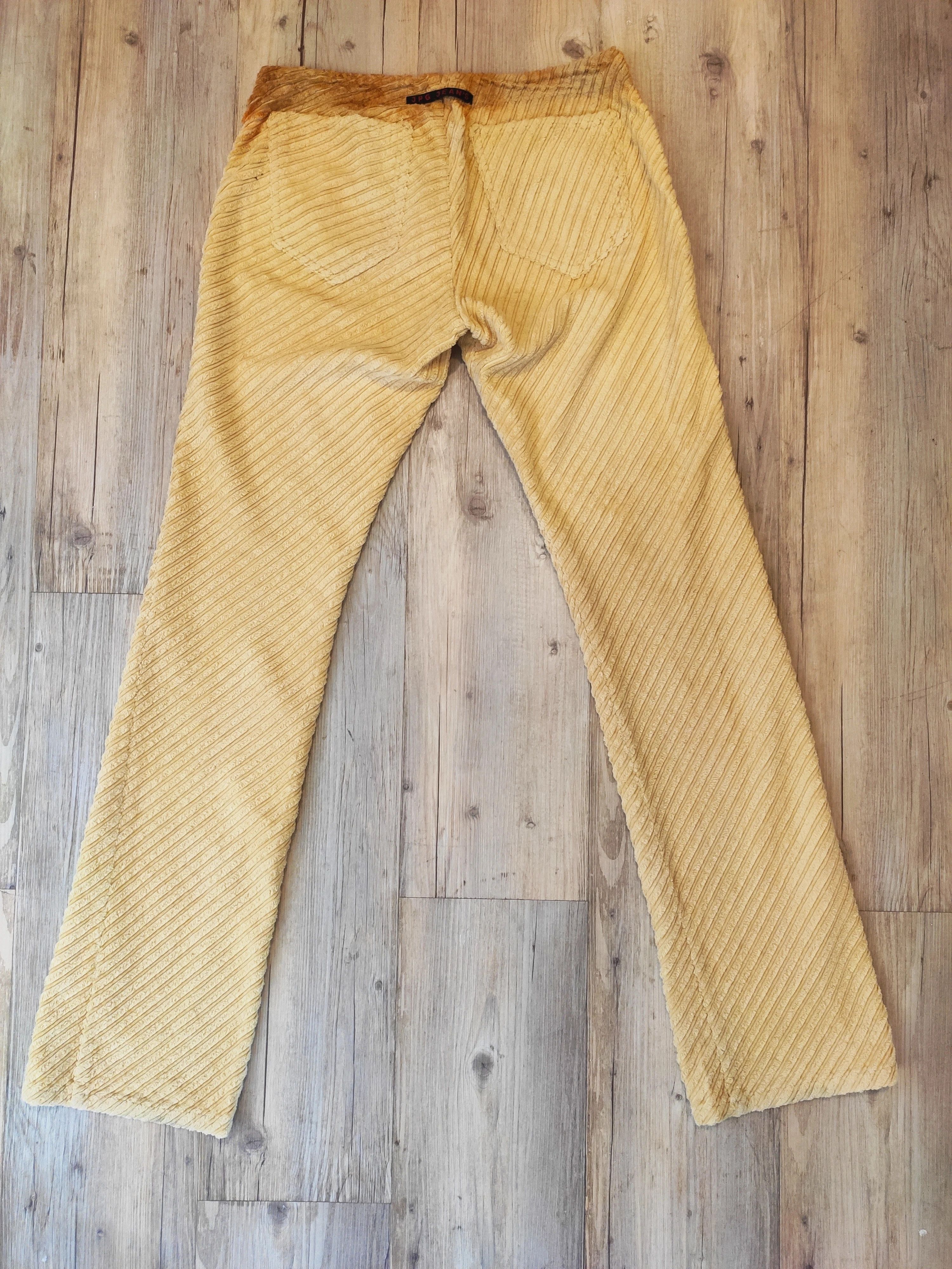 Jean Paul Gaultier GRAIL! Corduroy flared pants.Like Versace or Martin Margiela Size US 28 / EU 44 - 3 Thumbnail