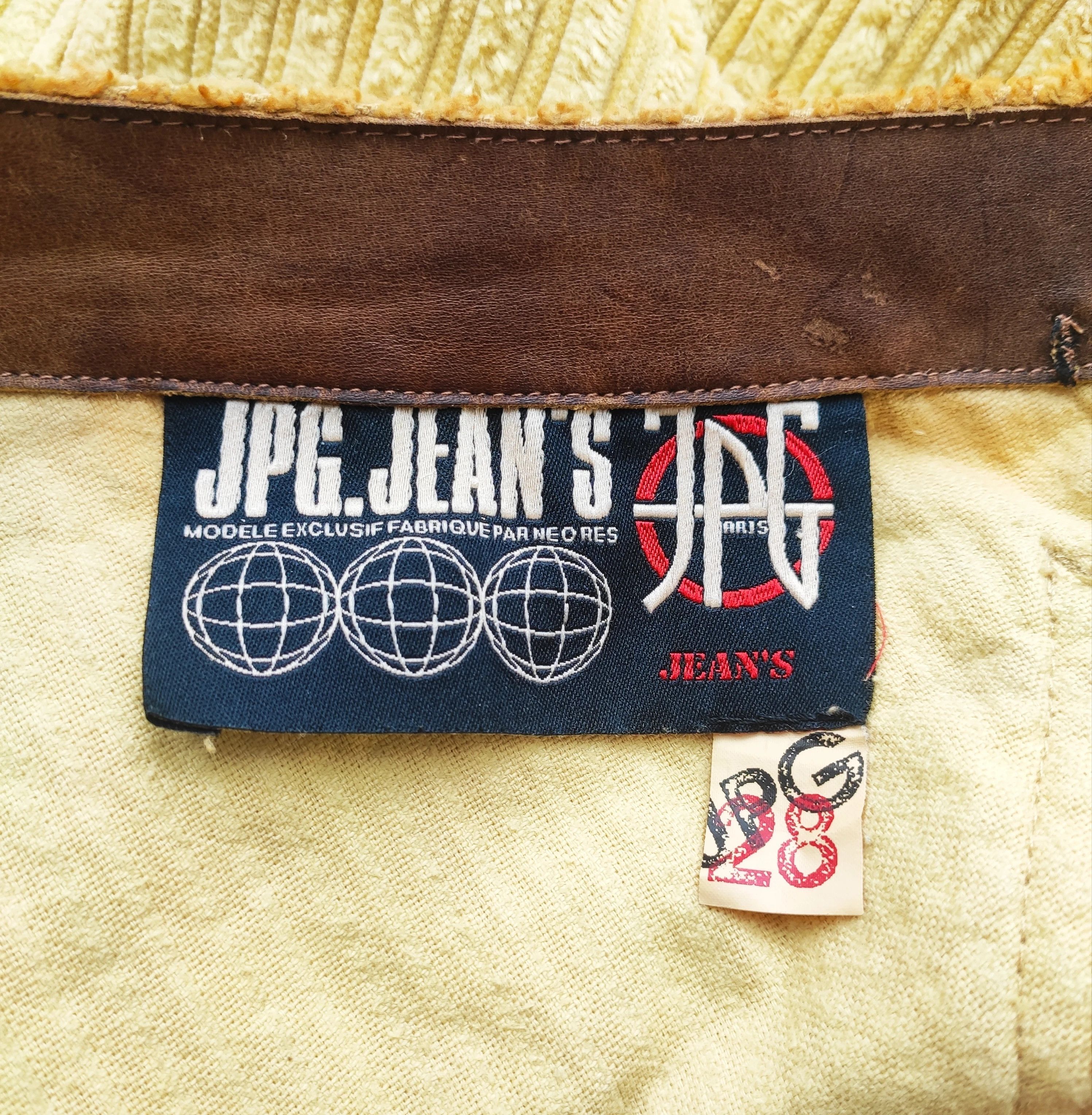 Jean Paul Gaultier GRAIL! Corduroy flared pants.Like Versace or Martin Margiela Size US 28 / EU 44 - 4 Thumbnail