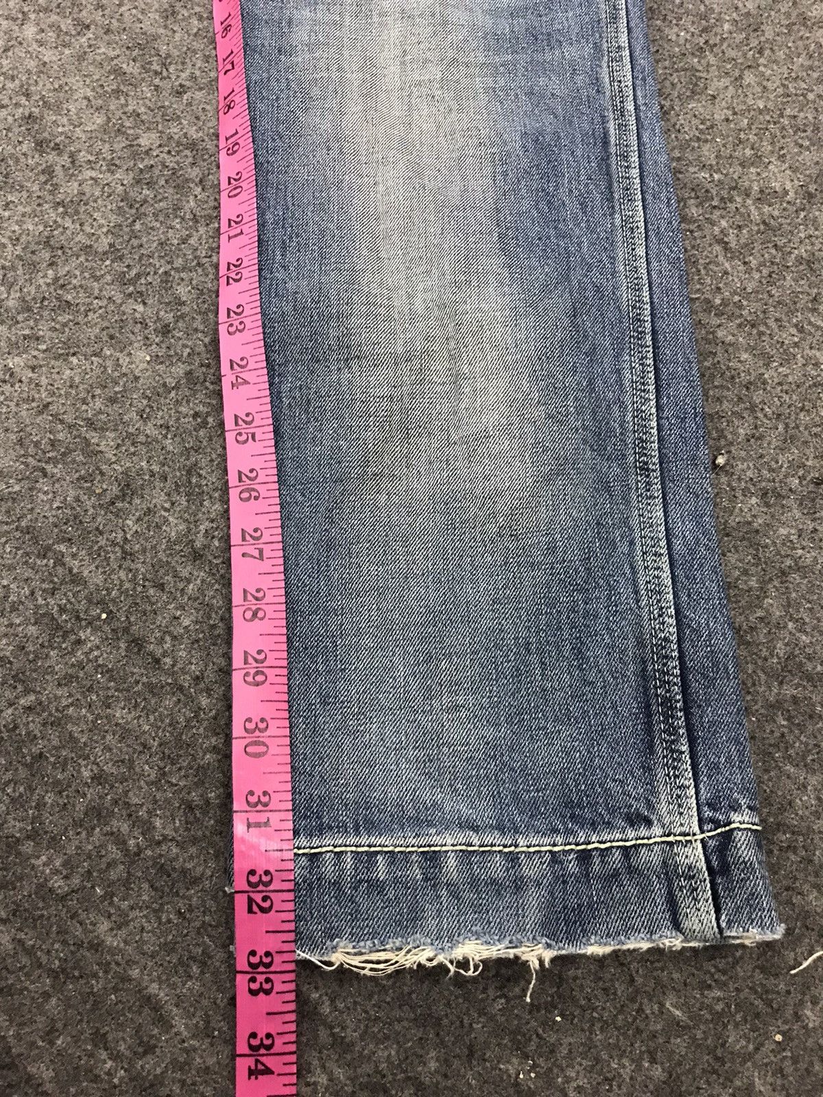 Japanese Brand Ozone Rock Eco Conscious Distressed Denim Size US 32 / EU 48 - 6 Thumbnail