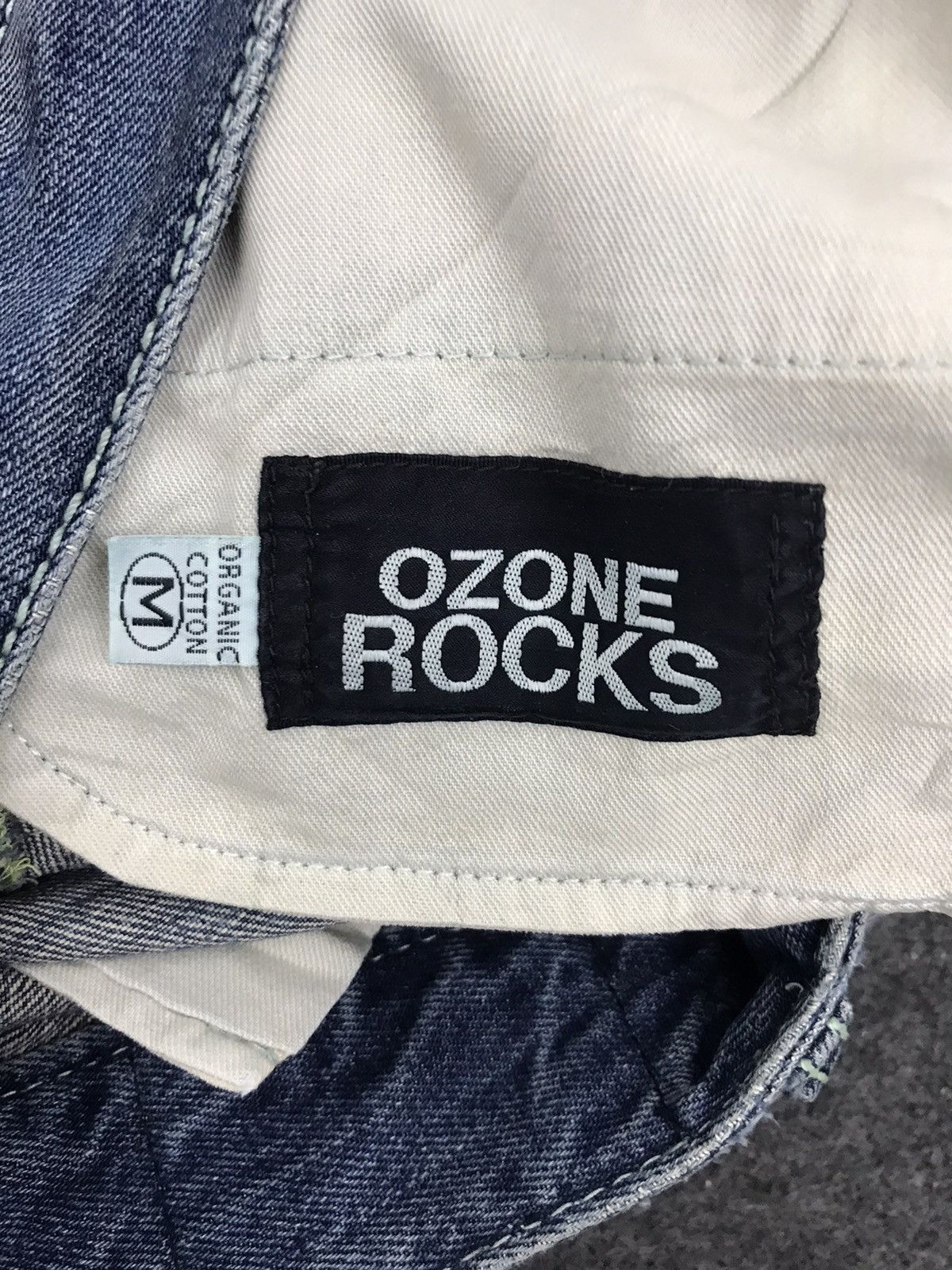 Japanese Brand Ozone Rock Eco Conscious Distressed Denim Size US 32 / EU 48 - 3 Thumbnail