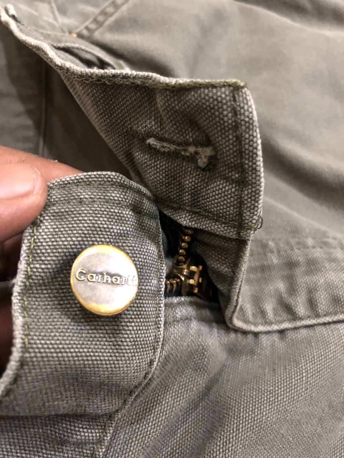 Carhartt × Vintage Vintage CARHAT 6 POCKET CARPENTER PANTS/CARGO PANTS SIZE 38 Size US 38 / EU 54 - 5 Thumbnail