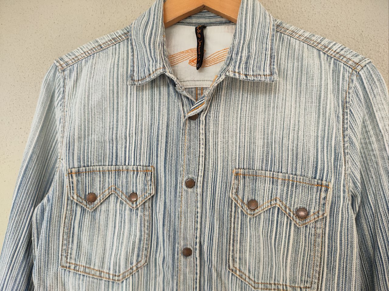 Japanese Brand Nudie Jeans Denim Jacket Size US XS / EU 42 / 0 - 3 Thumbnail
