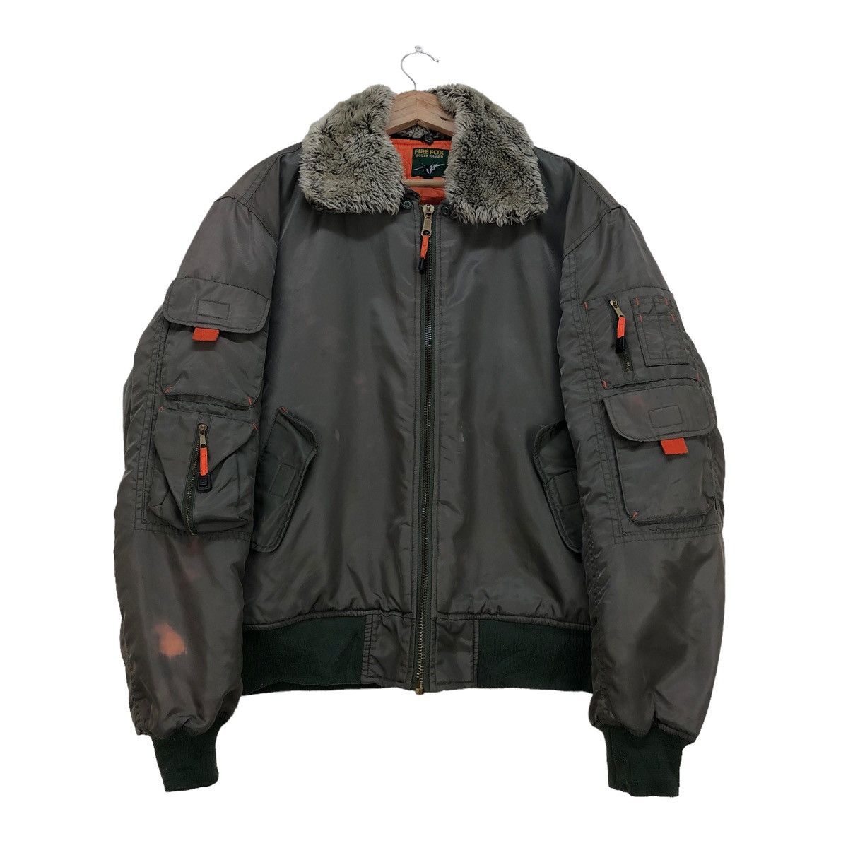 image of Firefox Tactical Bomber Jacket in Green, Men's (Size Medium)