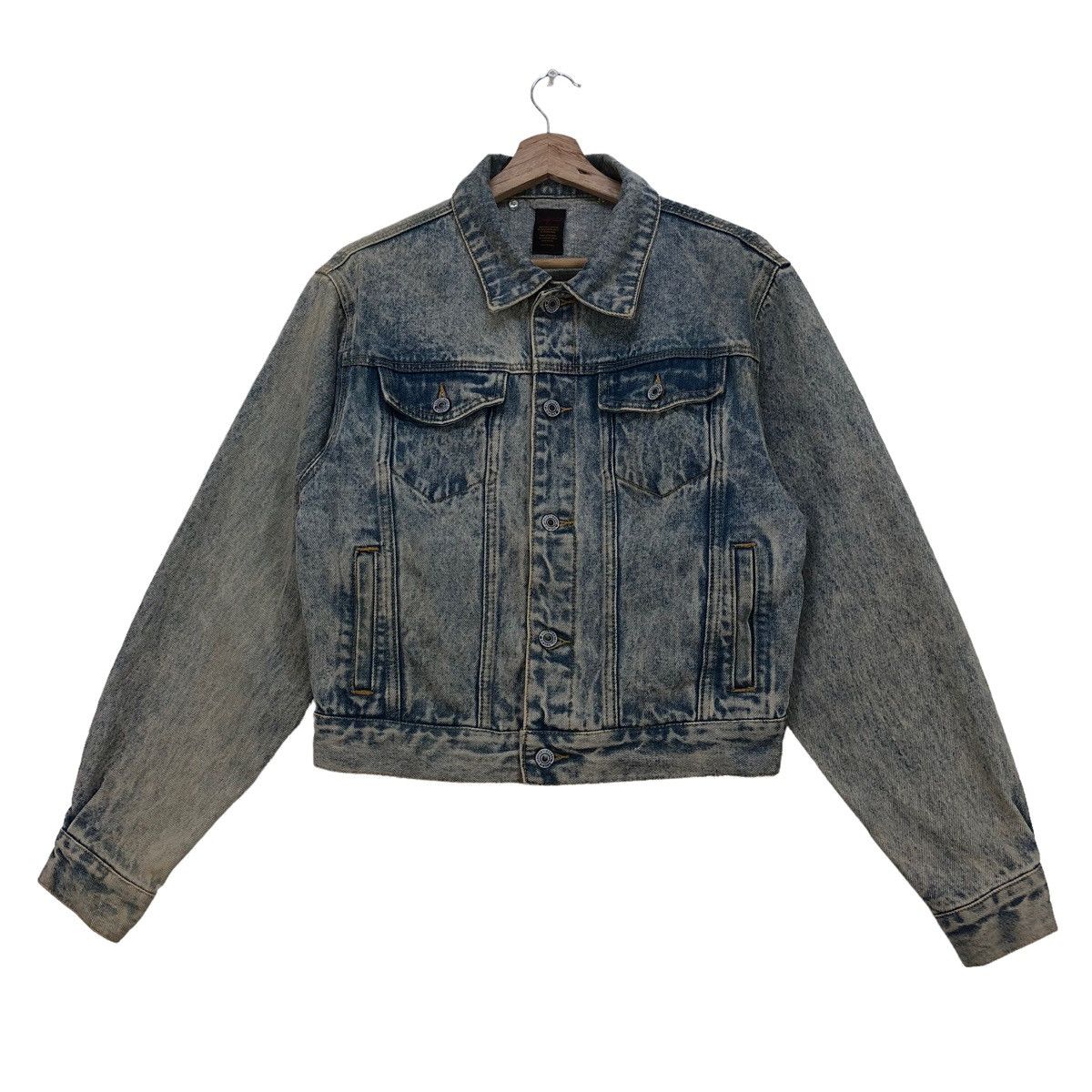 Japanese Brand Japanese Brand Ungrid Denim Jacket Type 3 Size S / US 4 / IT 40 - 1 Thumbnail