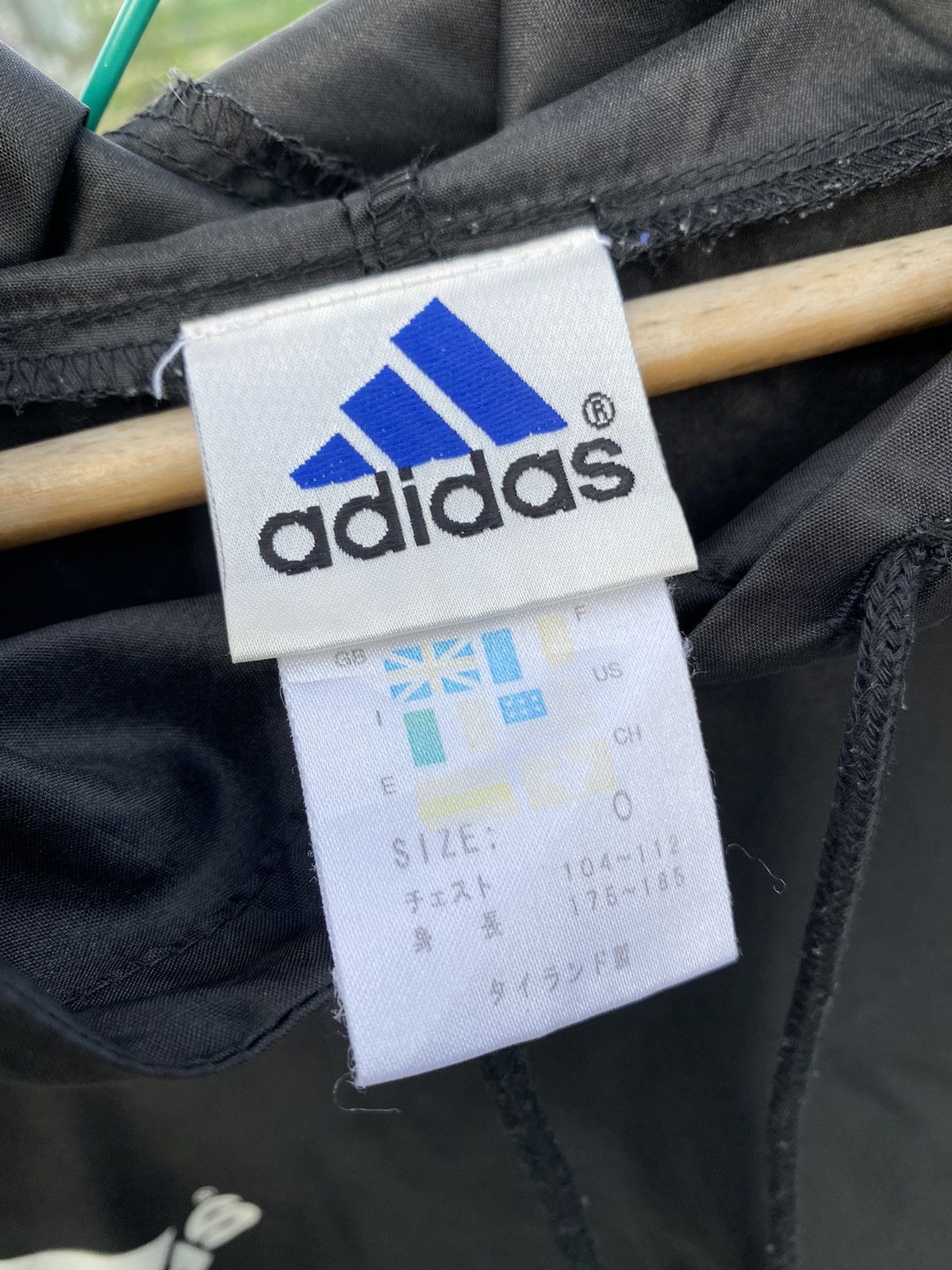 Adidas Vintage Adidas Big Logo Raincoat Size US XL / EU 56 / 4 - 9 Thumbnail