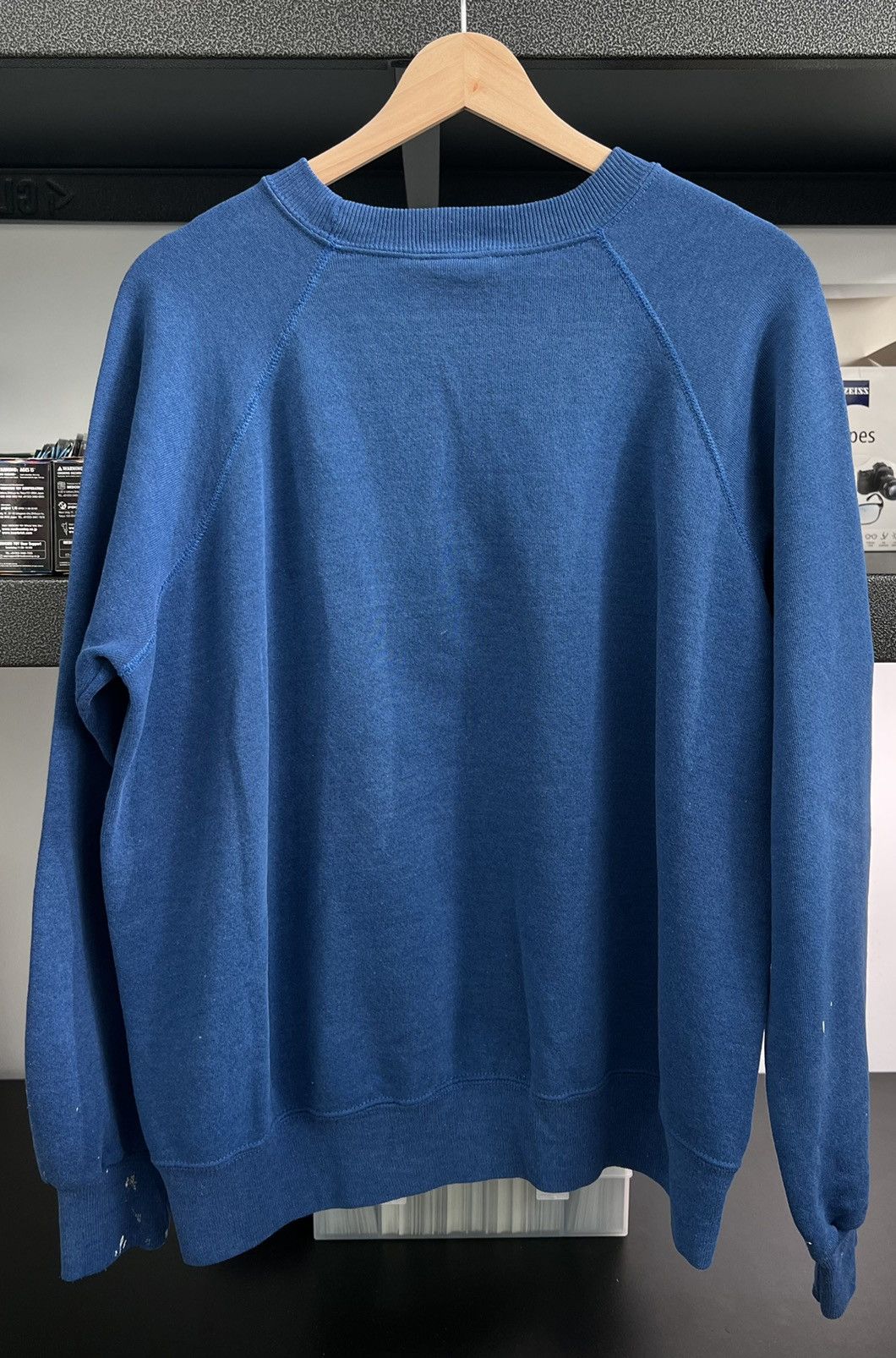 Vintage Vintage sweatshirt boxy blue Size US L / EU 52-54 / 3 - 2 Thumbnail