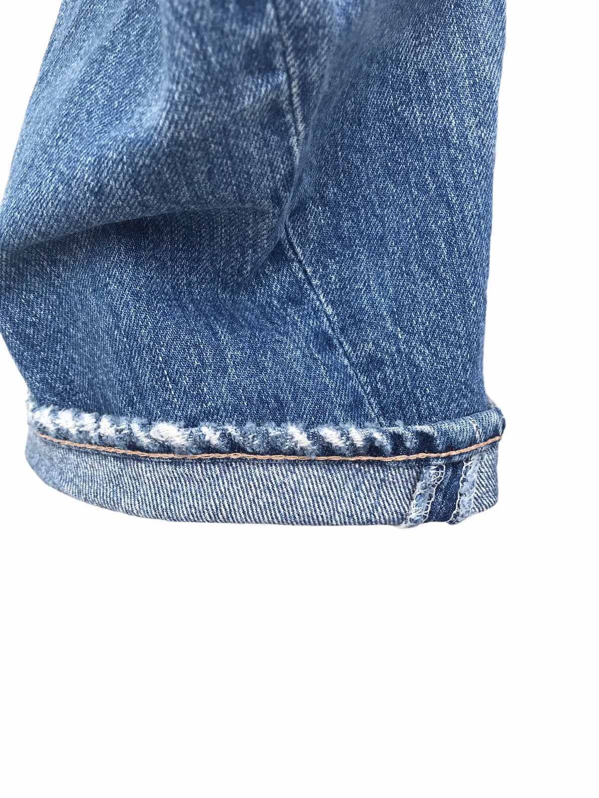 Japanese Brand RNA SLANG Asymmetrical Distressed Denim Jeans Size US 32 / EU 48 - 5 Thumbnail
