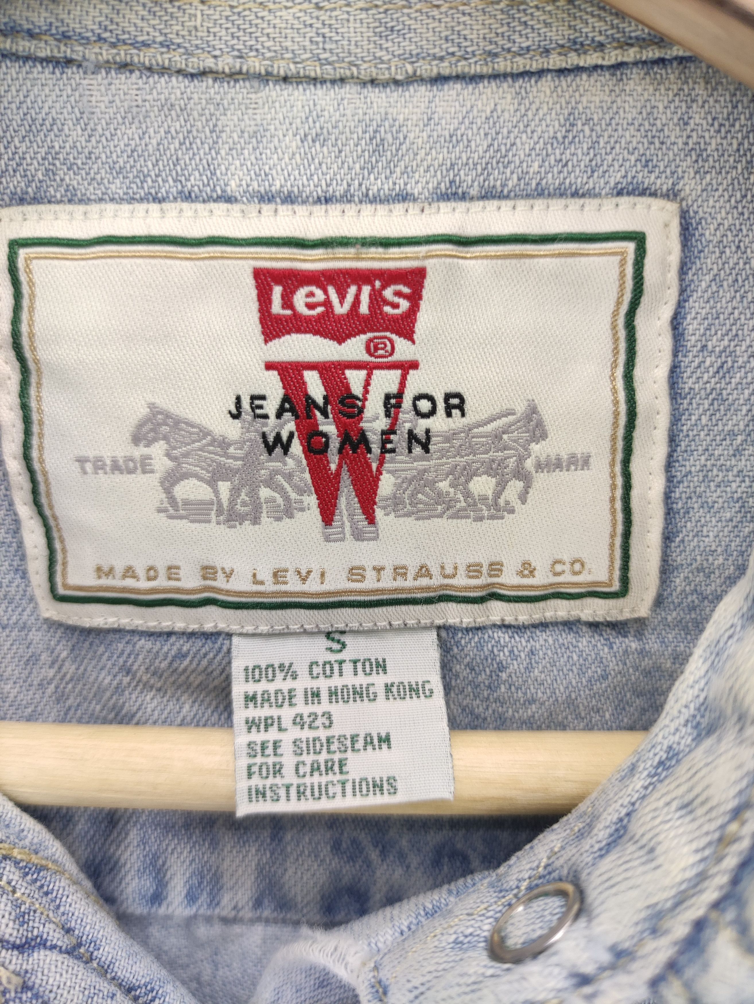 Levi's Vintage Levi's Denim Jacket Snap Button Size M / US 6-8 / IT 42-44 - 4 Thumbnail