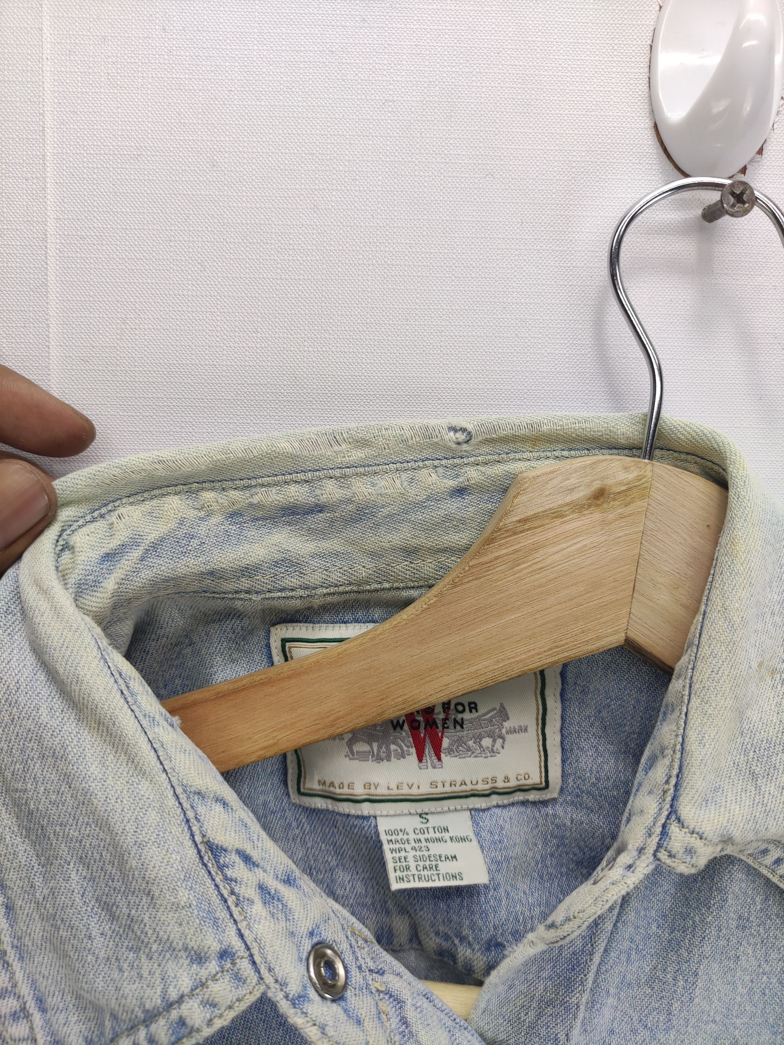 Levi's Vintage Levi's Denim Jacket Snap Button Size M / US 6-8 / IT 42-44 - 6 Thumbnail