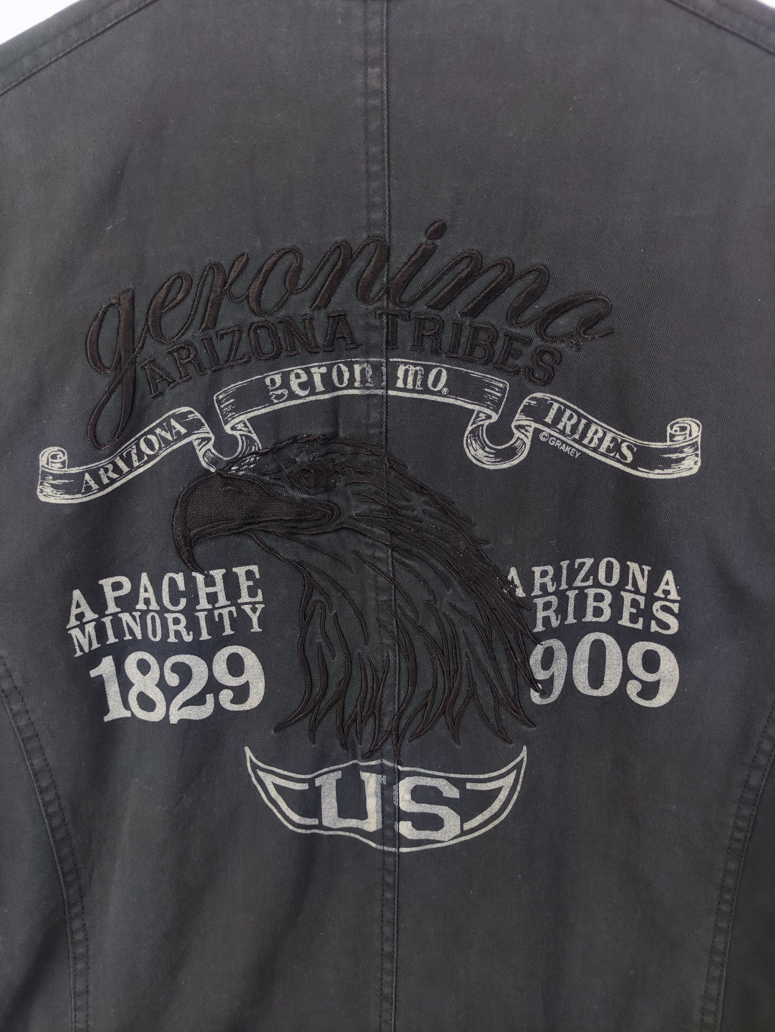 Japanese Brand Vintage Geronimo Jacket Zipper With Hoodie Size US M / EU 48-50 / 2 - 12 Thumbnail