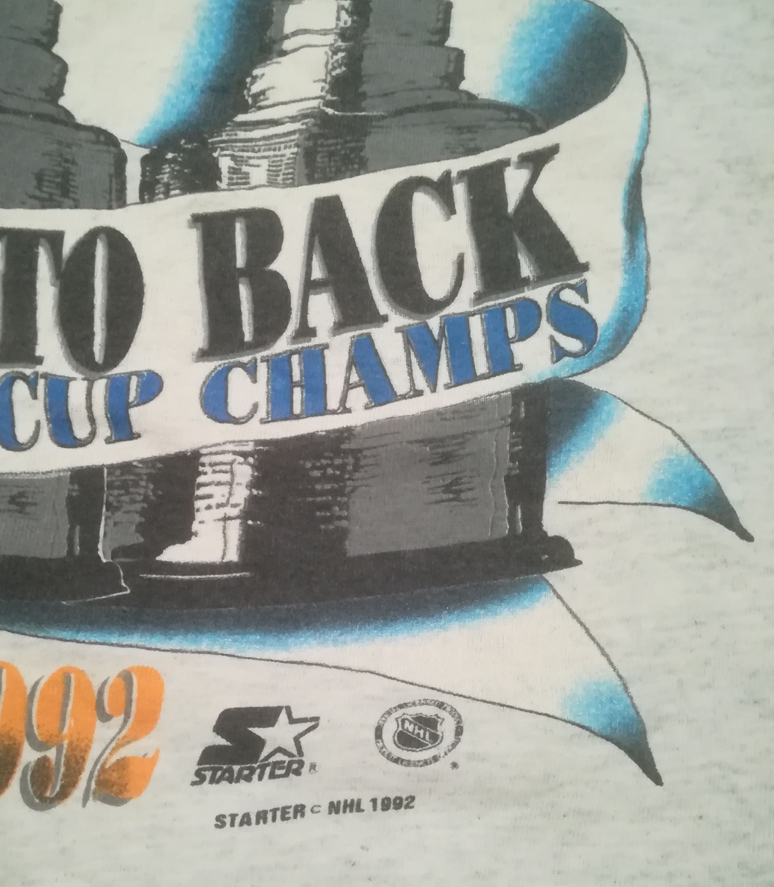 Champion Vintage Rare NHL Pittsburgh Penguins Tshirt Size US XL / EU 56 / 4 - 3 Thumbnail