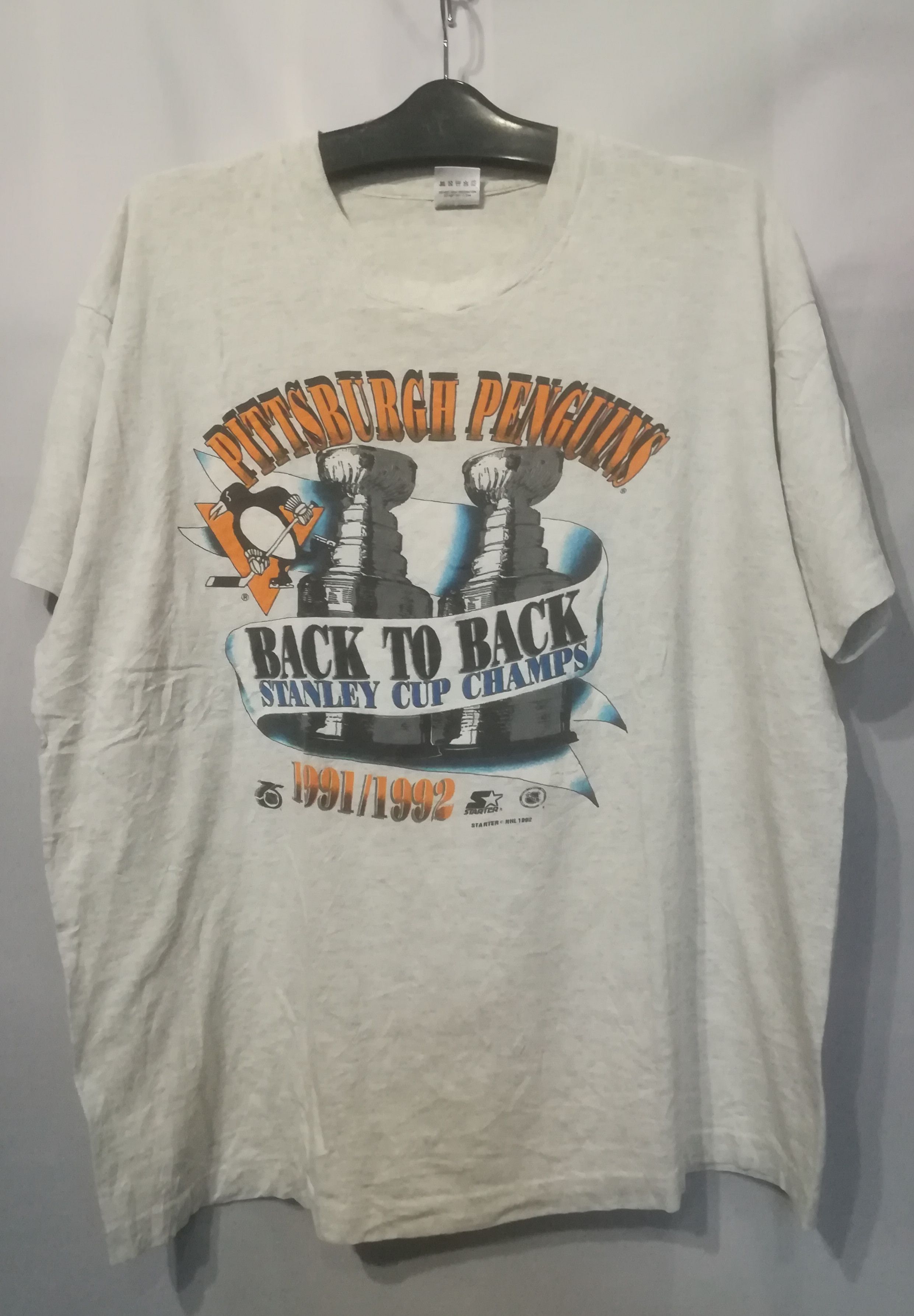 Champion Vintage Rare NHL Pittsburgh Penguins Tshirt Size US XL / EU 56 / 4 - 1 Thumbnail