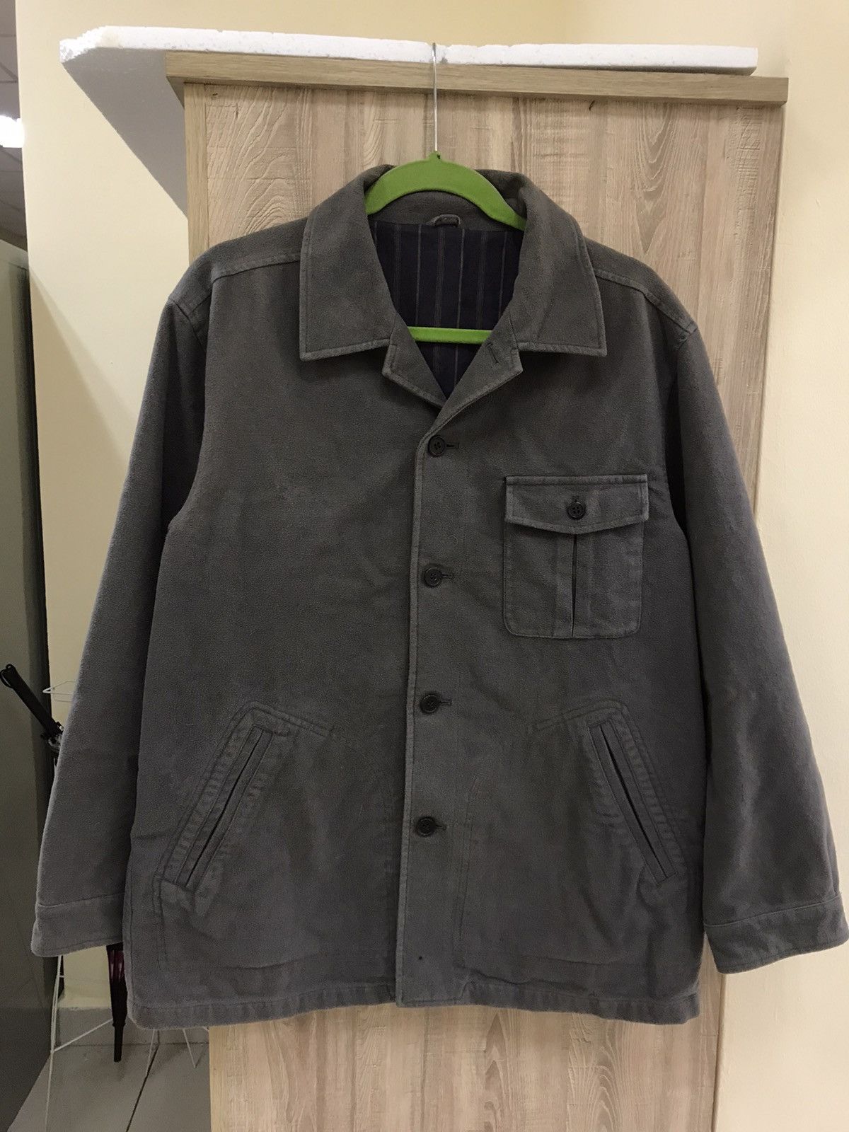 Other Hiroko Koshino Homme Designer Button Up Jacket Size US L / EU 52-54 / 3 - 2 Thumbnail