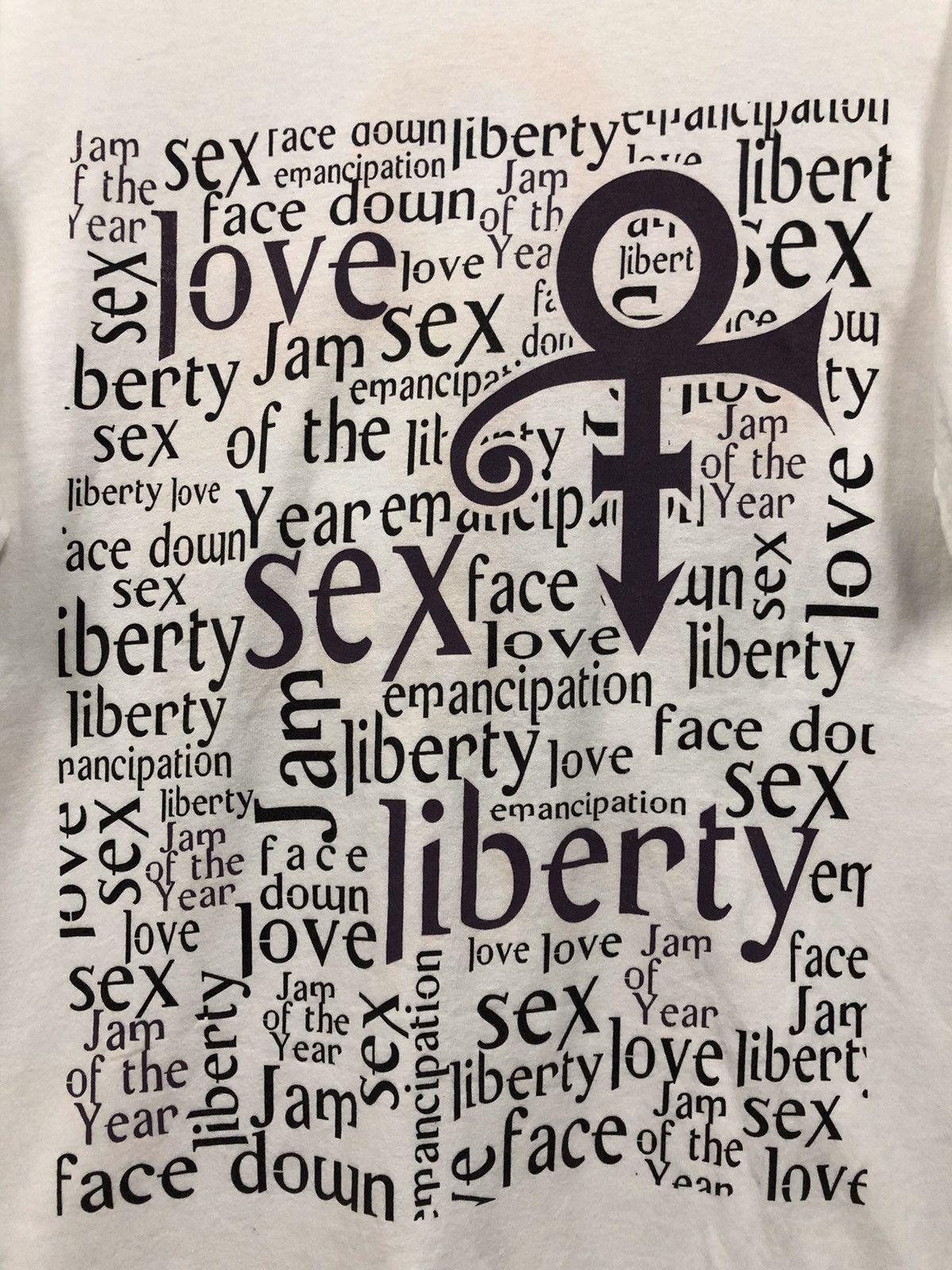 Band Tees Rare Vintage 90s Prince Liberty Sex Love Tour t shirt Size US XL / EU 56 / 4 - 3 Thumbnail