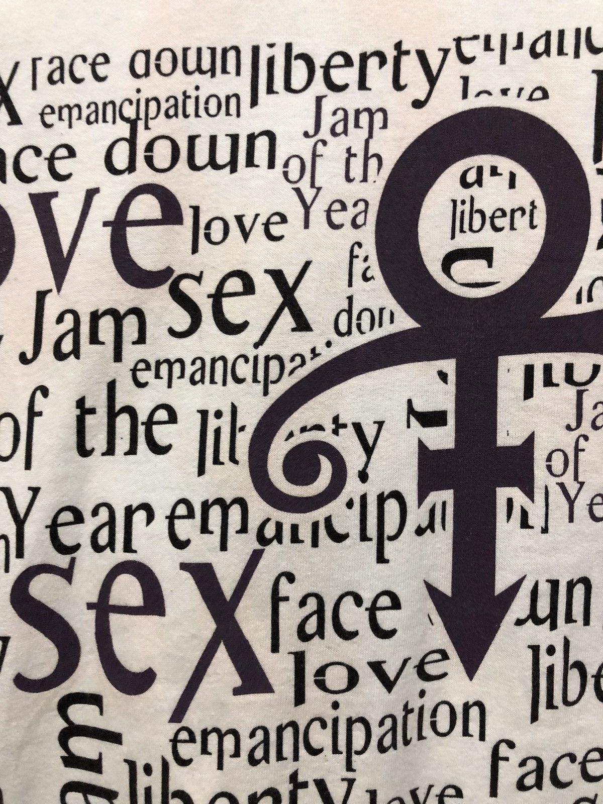 Band Tees Rare Vintage 90s Prince Liberty Sex Love Tour t shirt Size US XL / EU 56 / 4 - 5 Thumbnail