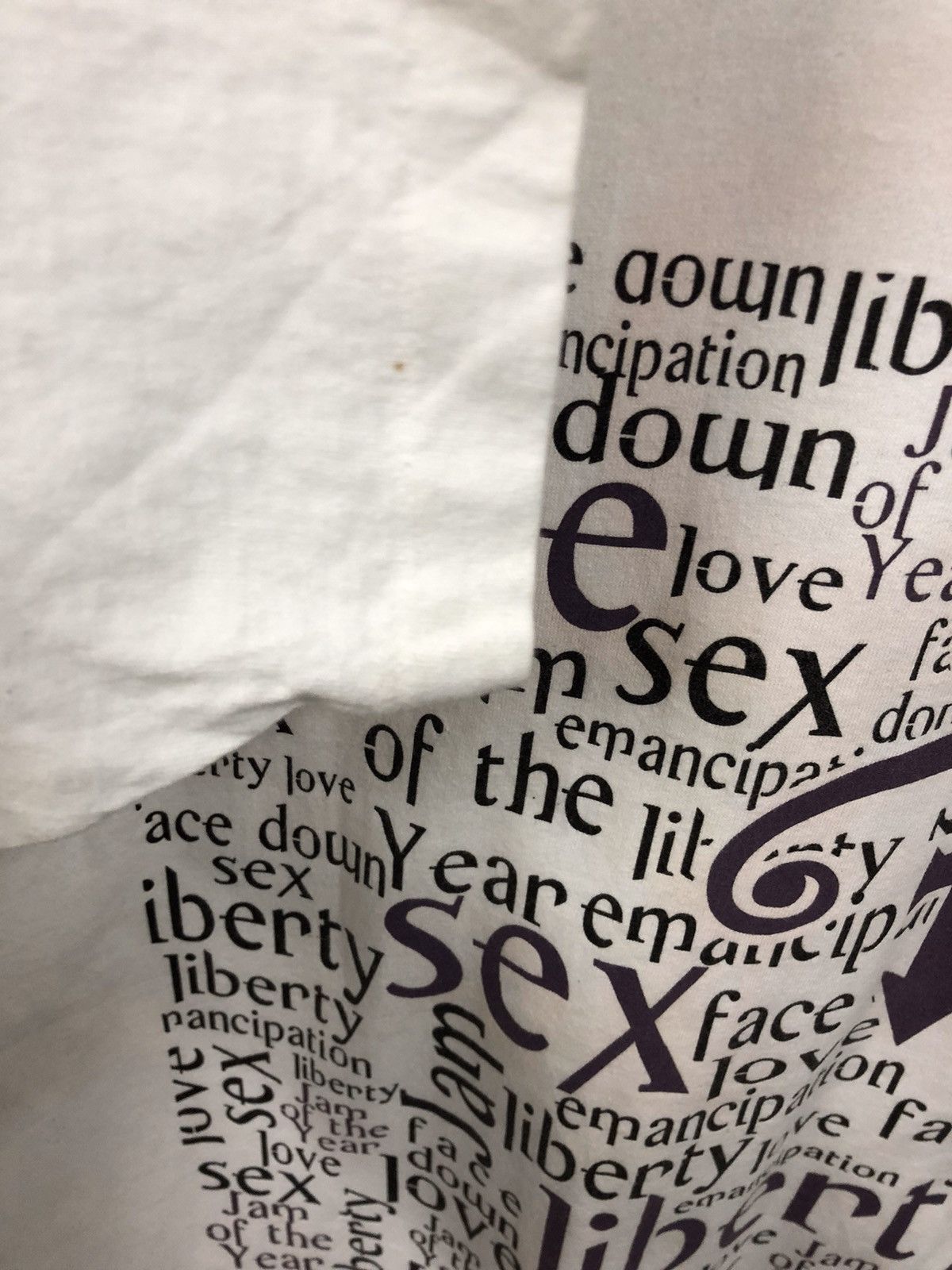 Band Tees Rare Vintage 90s Prince Liberty Sex Love Tour t shirt Size US XL / EU 56 / 4 - 6 Thumbnail