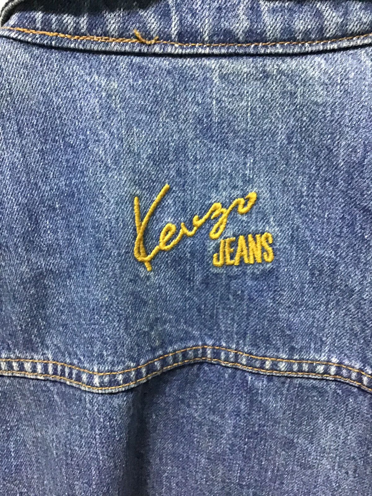 Japanese Brand × Kenzo × Vintage VTG KENZO DENIM JEANS Jacket Size US L / EU 52-54 / 3 - 3 Thumbnail