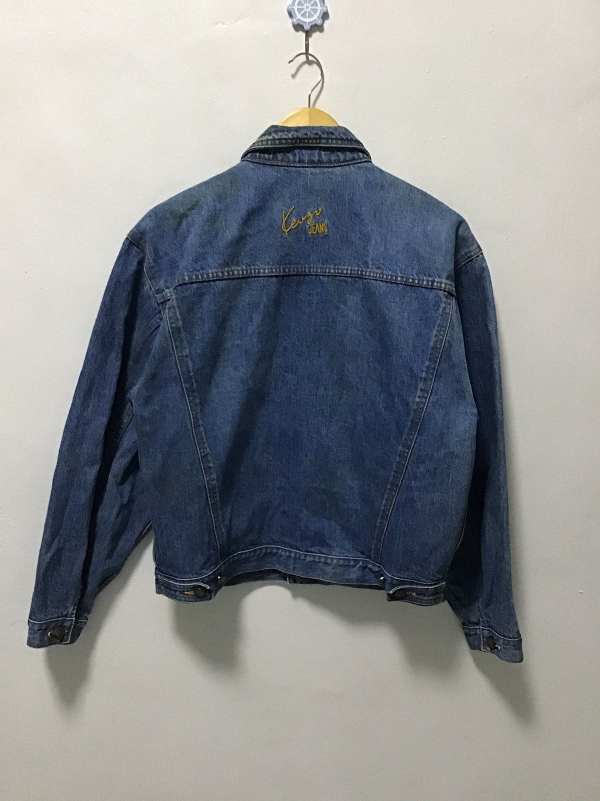 Japanese Brand × Kenzo × Vintage VTG KENZO DENIM JEANS Jacket Size US L / EU 52-54 / 3 - 2 Thumbnail