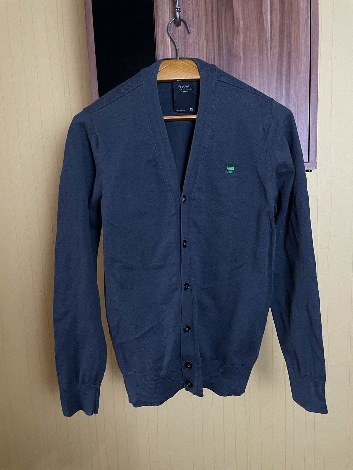 トップス G-STAR RAW ABOARD KNIT CARDIGAN Excellent condition G-Star Raw knit cardigan low gauge M gray
