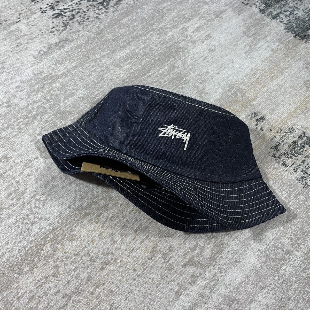 Stussy HATS XL Stussy Stock Bucket Hat Navy – Slam City Skates