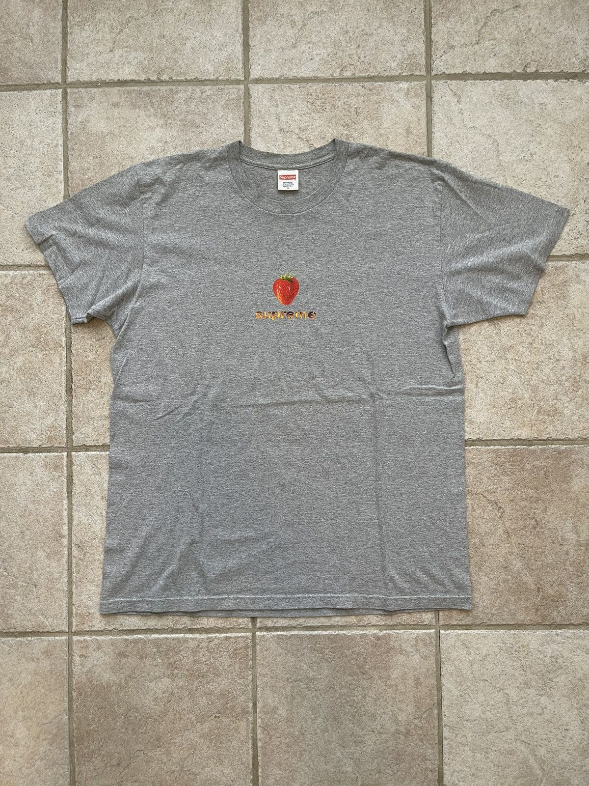 Supreme Strawberry Tee | Grailed