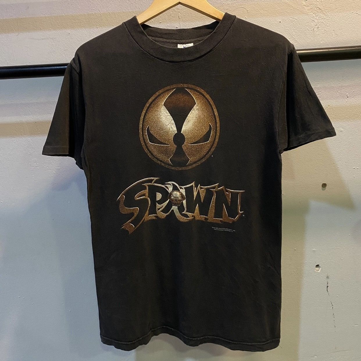Vintage 90s Spawn Big Logo By Stanley Desantis Tee