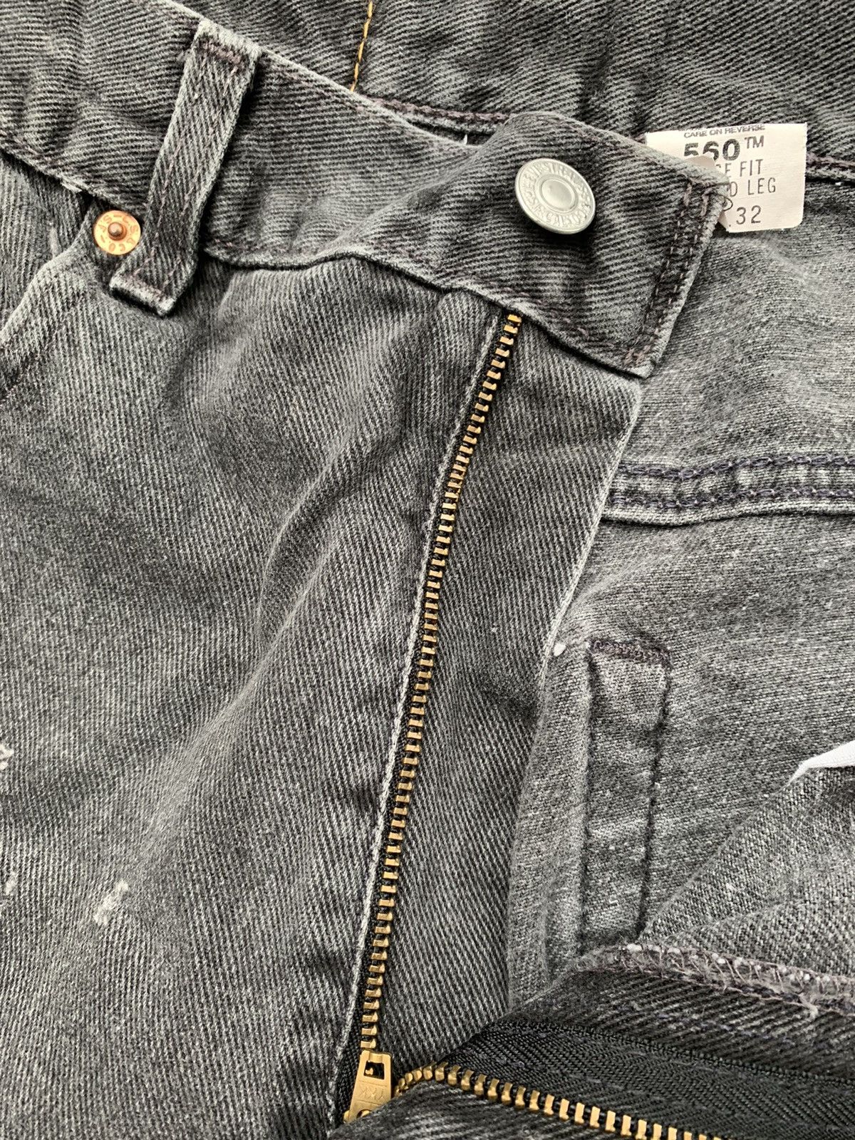 Levi's Vintage Clothing Vintage Levis 560 Distressed Denim Size US 31 - 3 Thumbnail