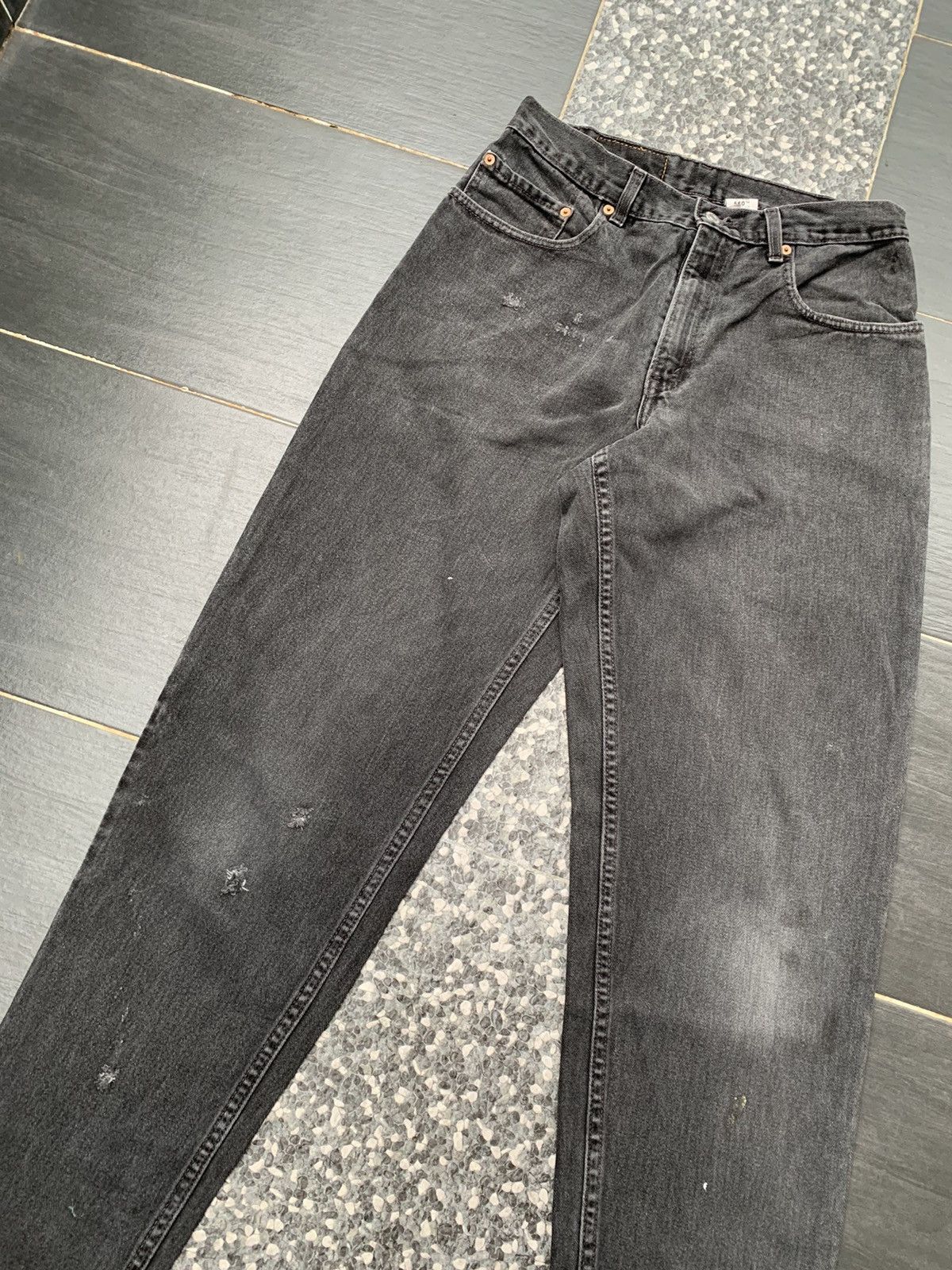 Levi's Vintage Clothing Vintage Levis 560 Distressed Denim Size US 31 - 2 Thumbnail