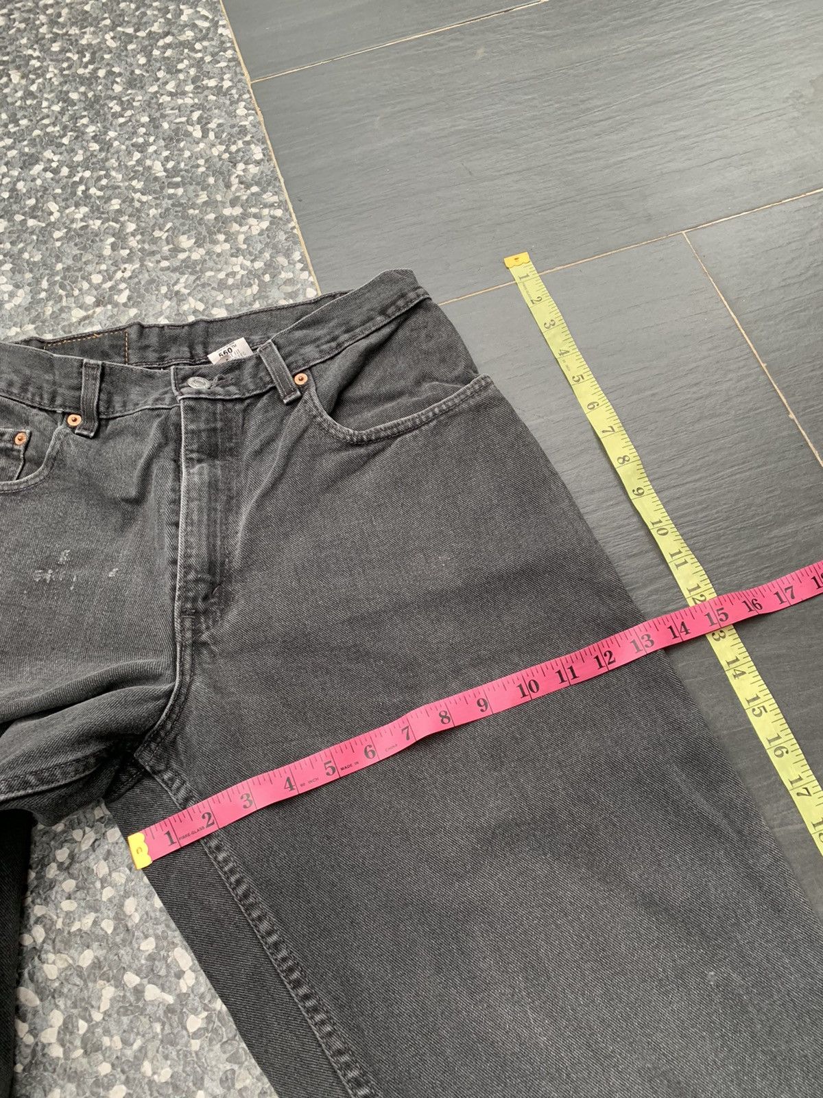 Levi's Vintage Clothing Vintage Levis 560 Distressed Denim Size US 31 - 10 Thumbnail