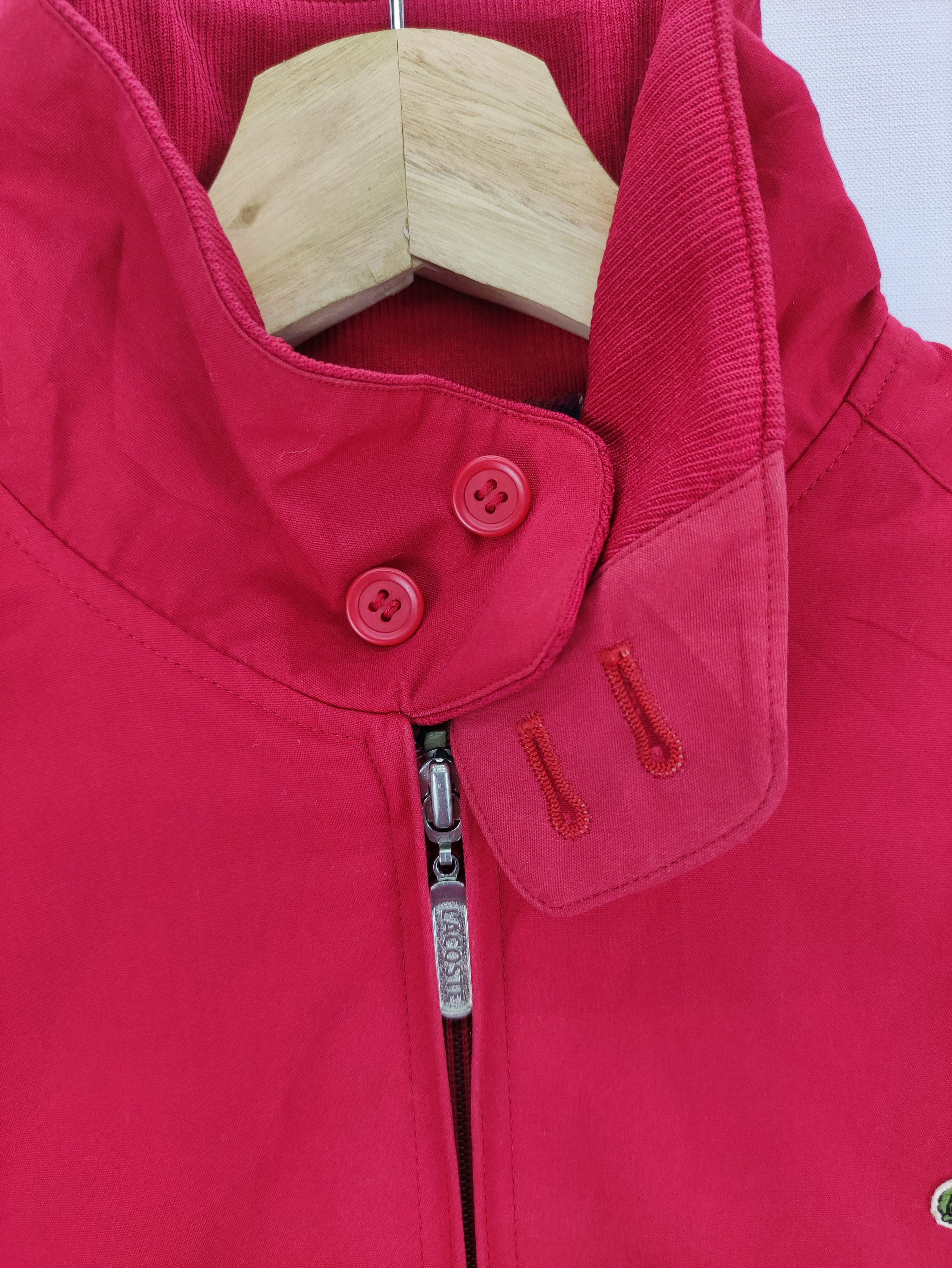 Lacoste Vintage Lacoste Small Logo Casual Jacket Zipper Size US L / EU 52-54 / 3 - 3 Thumbnail