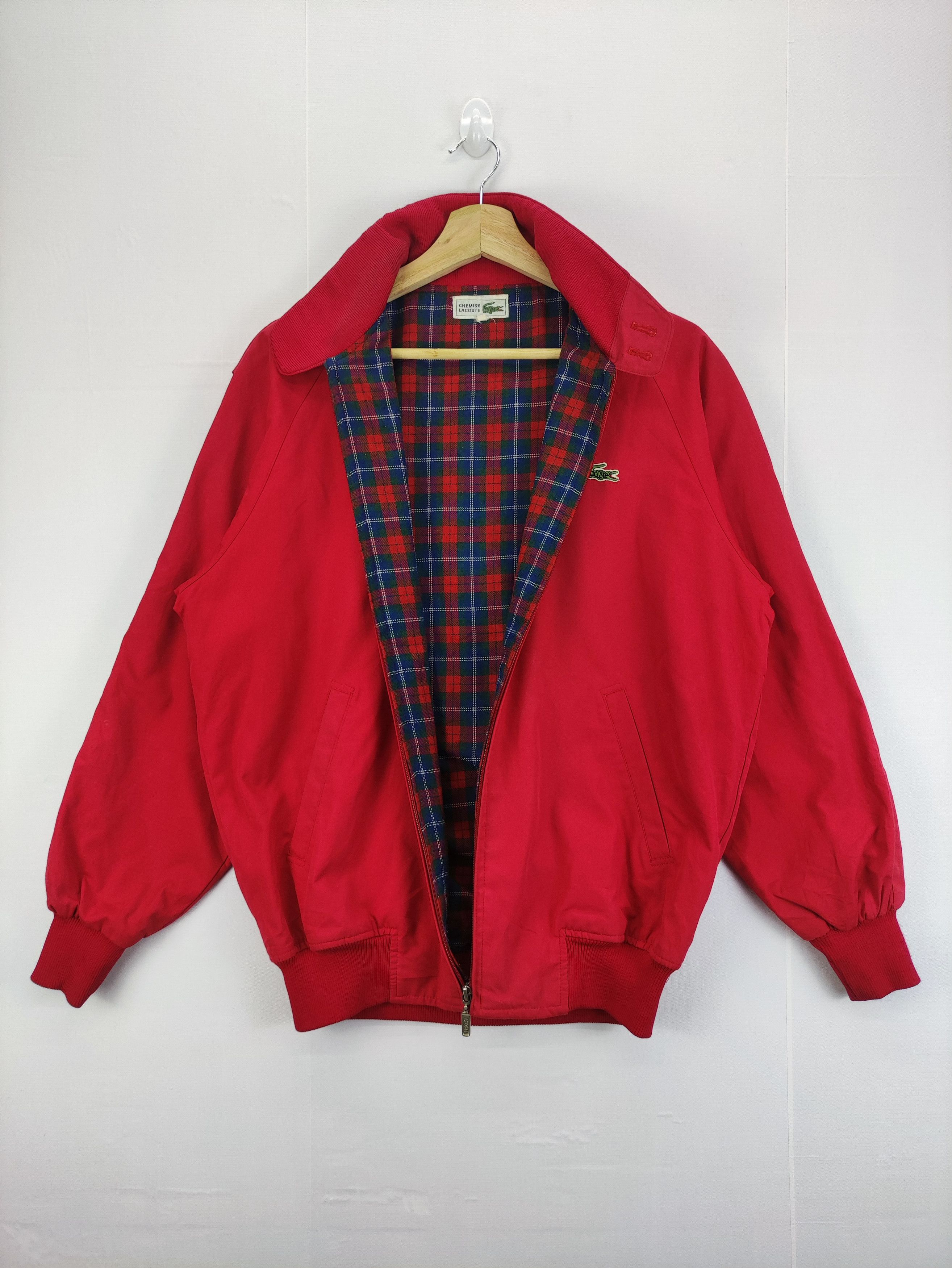 Lacoste Vintage Lacoste Small Logo Casual Jacket Zipper Size US L / EU 52-54 / 3 - 5 Thumbnail