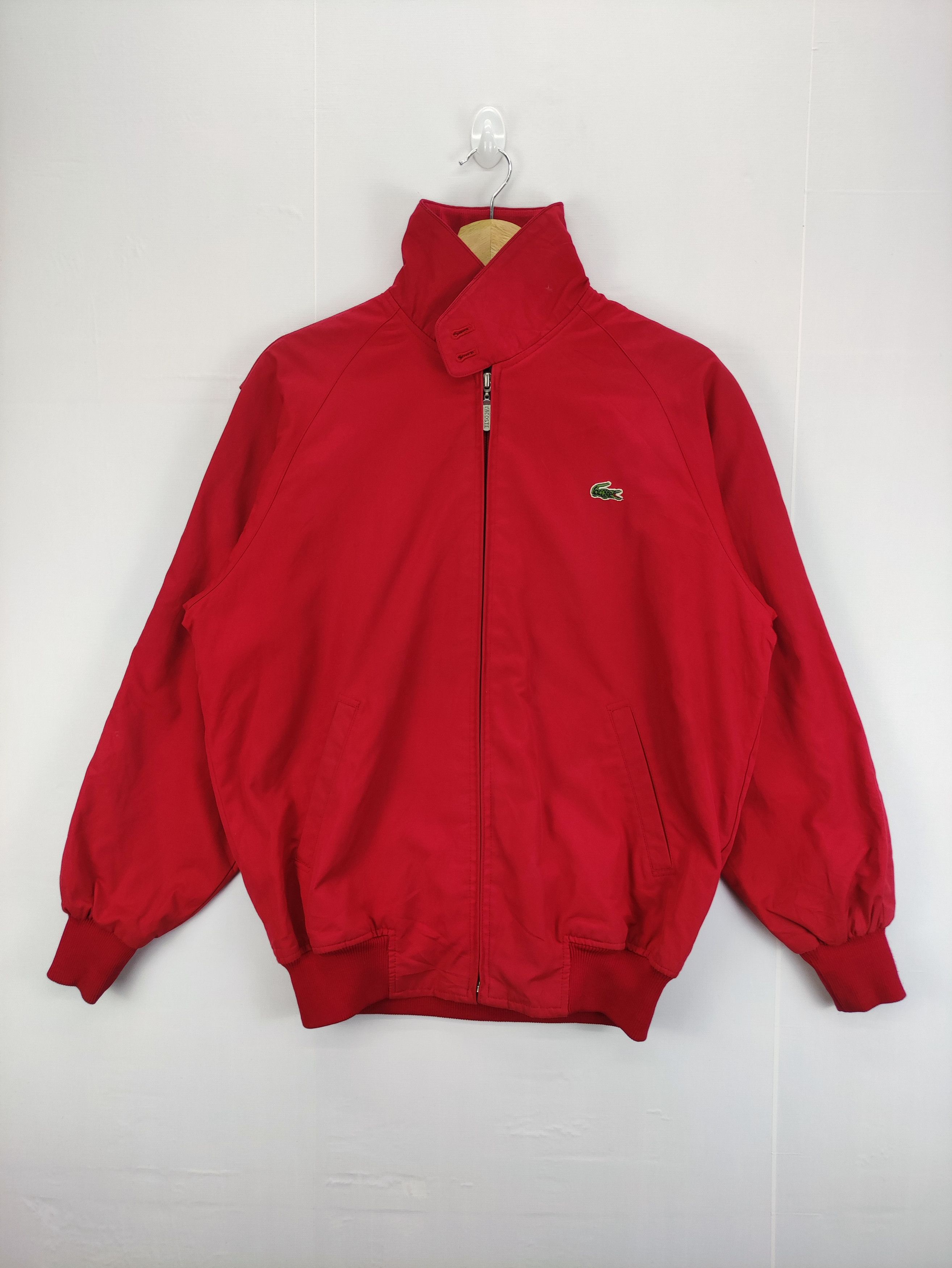 Lacoste Vintage Lacoste Small Logo Casual Jacket Zipper Size US L / EU 52-54 / 3 - 1 Thumbnail