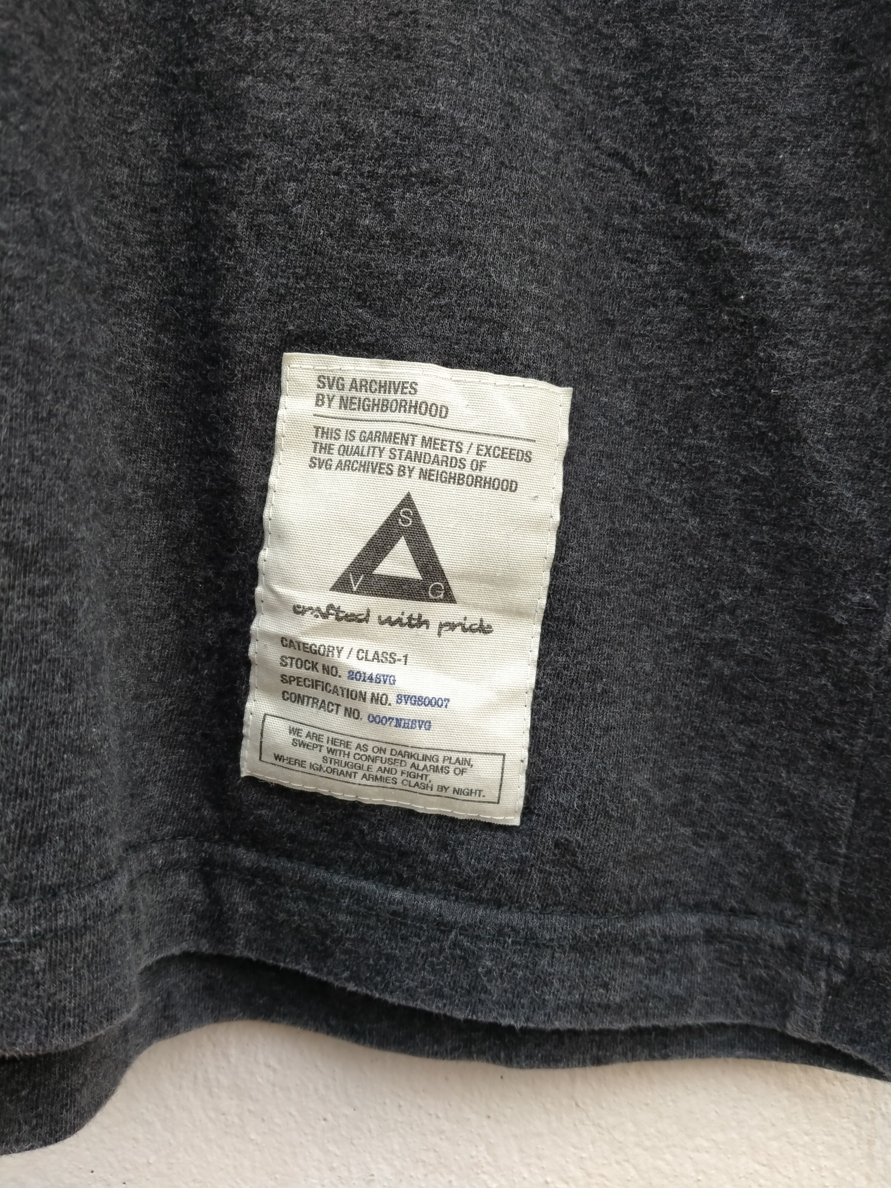 Neighborhood VINTAGE SVG ARCHIVES NEIGHBORHOOD TEE Size US XL / EU 56 / 4 - 5 Thumbnail
