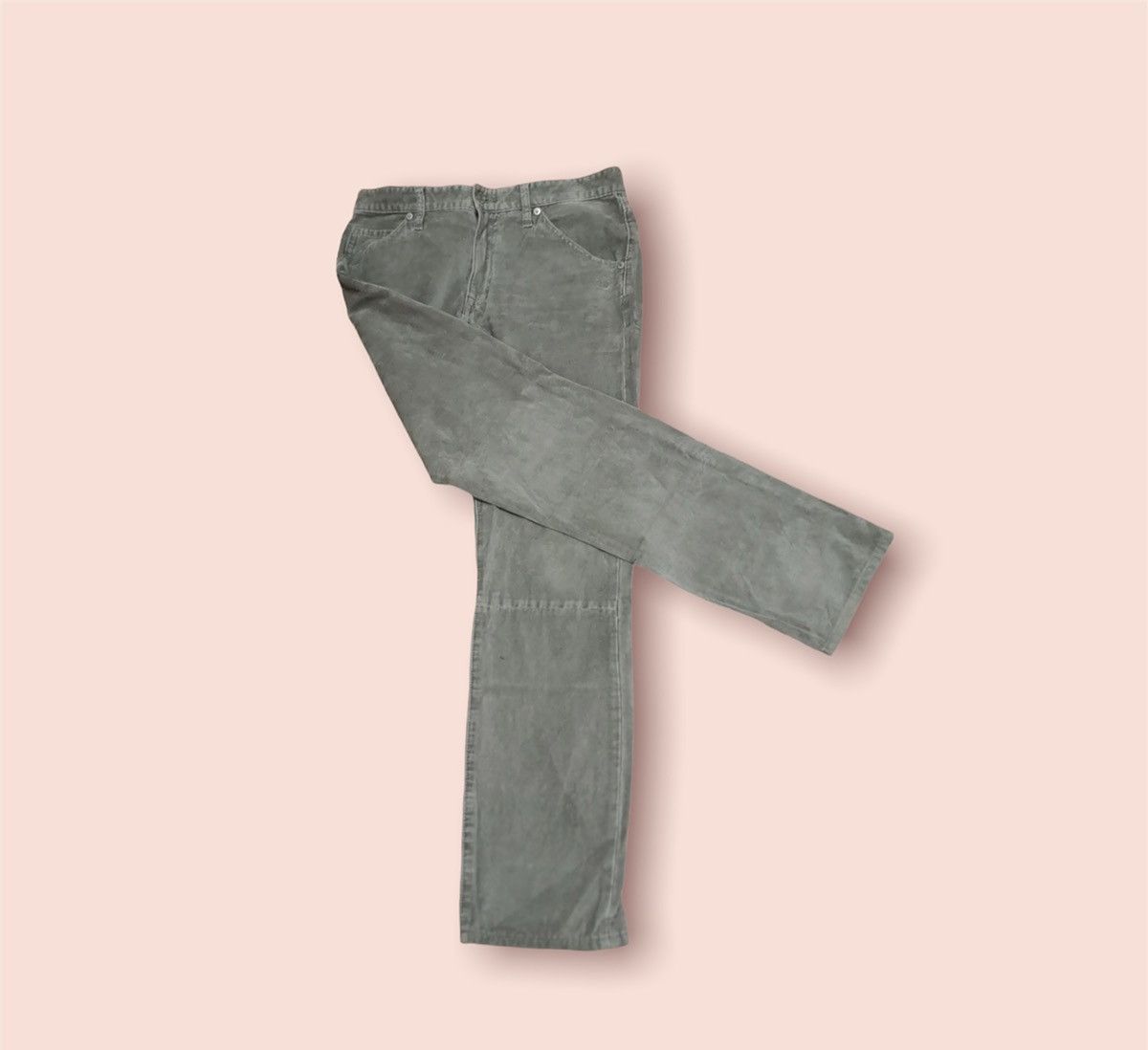 Japanese Brand VINTAGE UNDERCOVER X UNIQLO DOUBLE KNEE CORDUROY JEANS Size US 31 - 5 Thumbnail