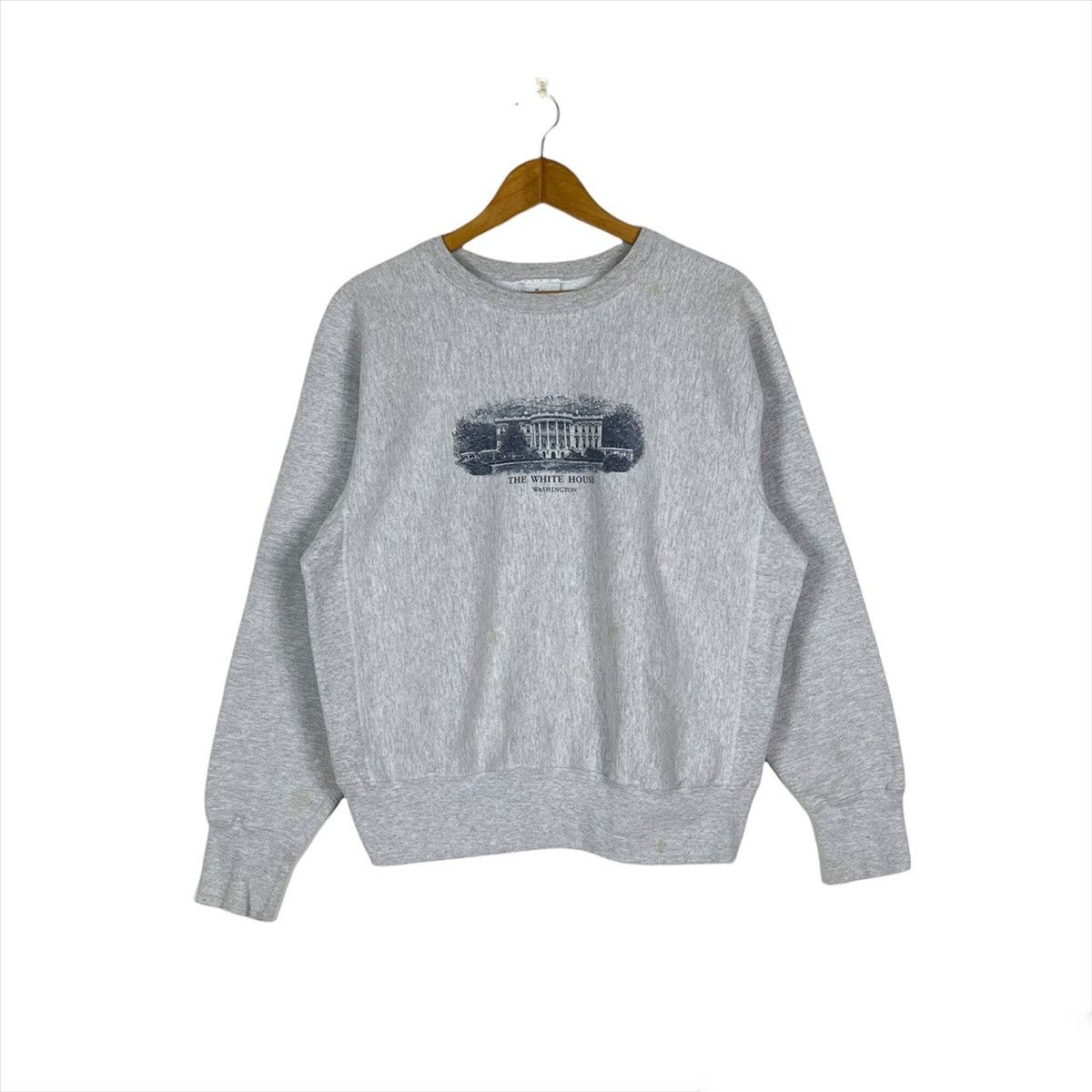 vintage white house washington jumper pullover sweatshirt