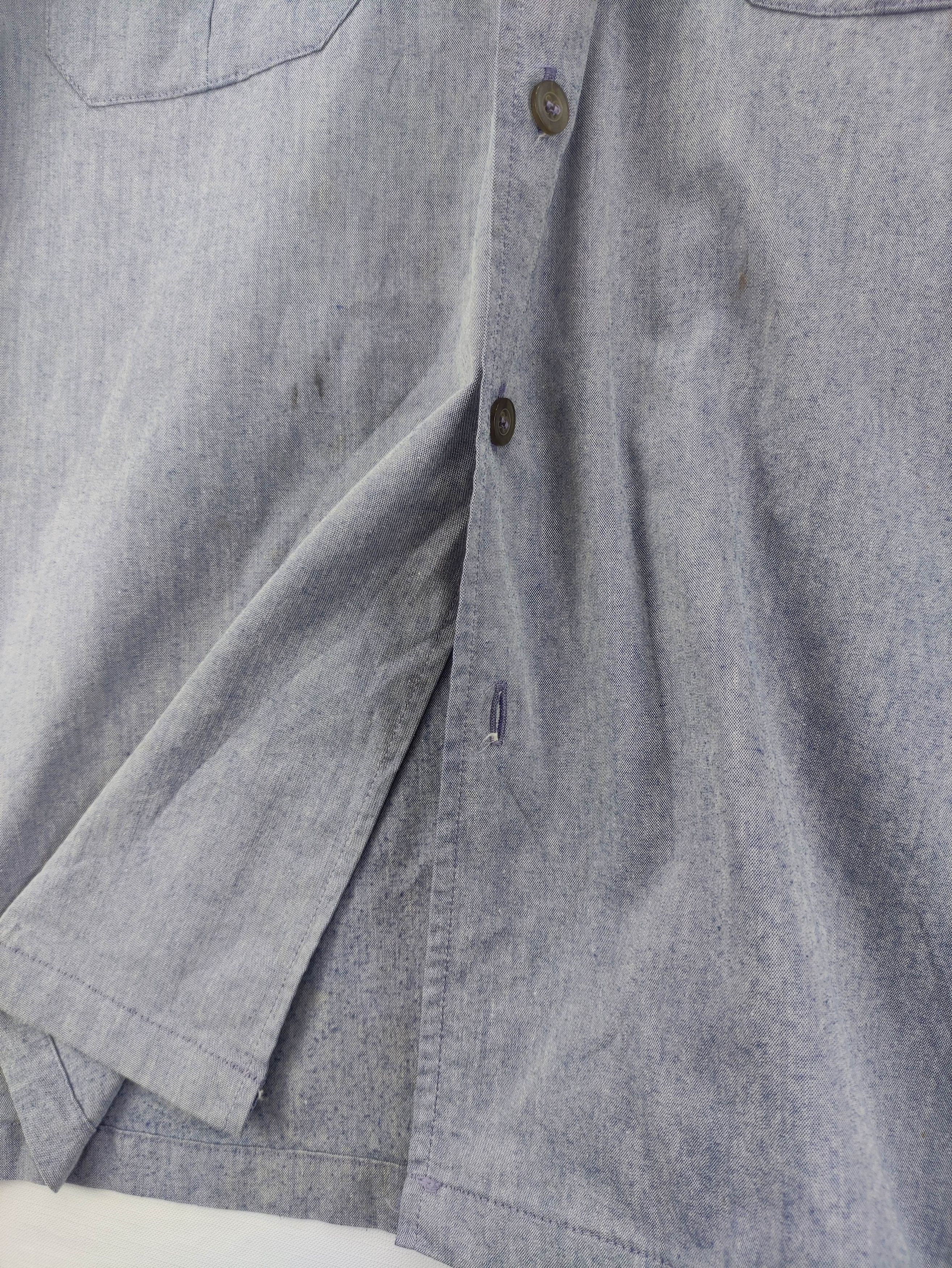 Japanese Brand Vintage Bridgestone Work Wear Short Sleeve Button Up Size US M / EU 48-50 / 2 - 7 Thumbnail