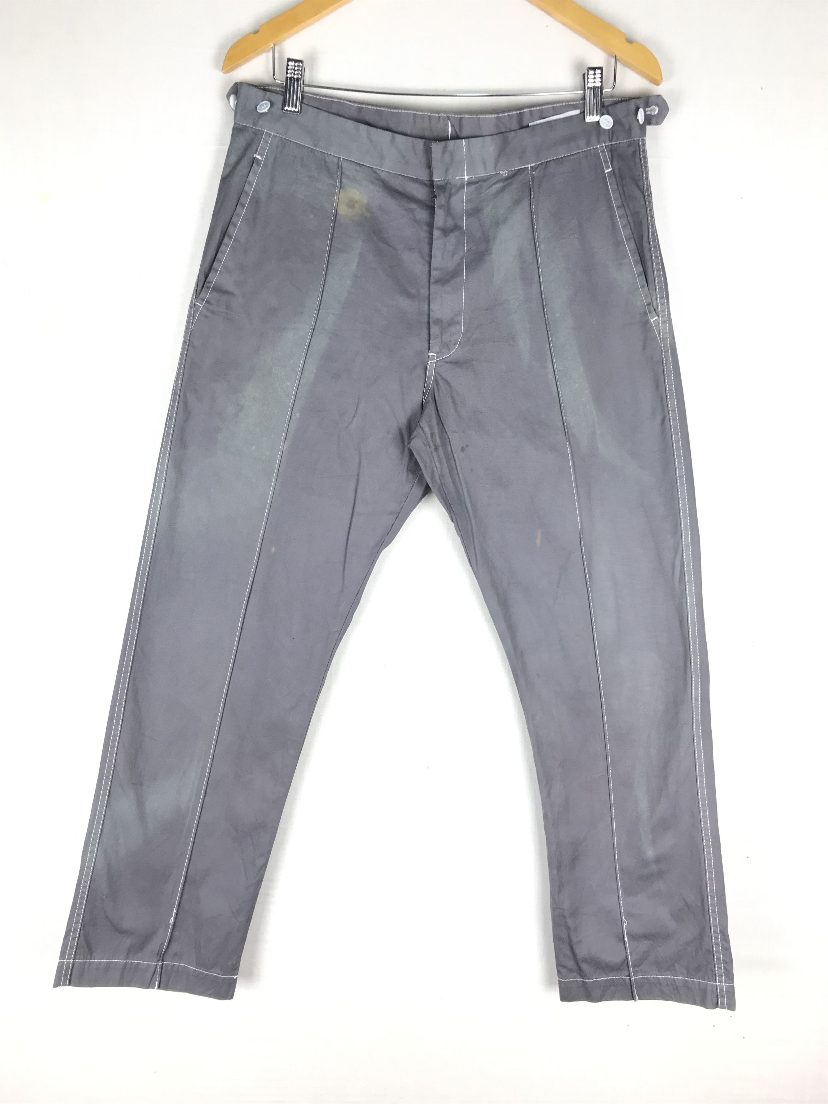 Comme des Garcons Homme Plus Sun Faded 1997 CDGH Pants Size US 33 - 1 Thumbnail