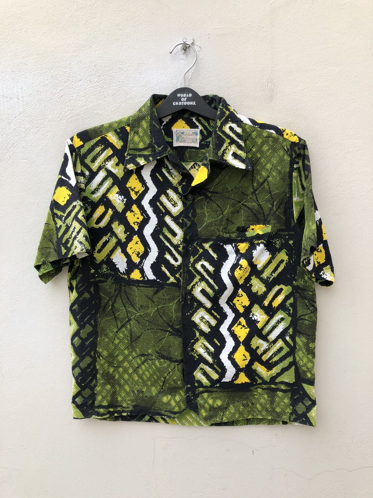 Other 60s Hawaiian Shirt Island Casuals Bowling Style Psychedelic Size US M / EU 48-50 / 2 - 1 Thumbnail