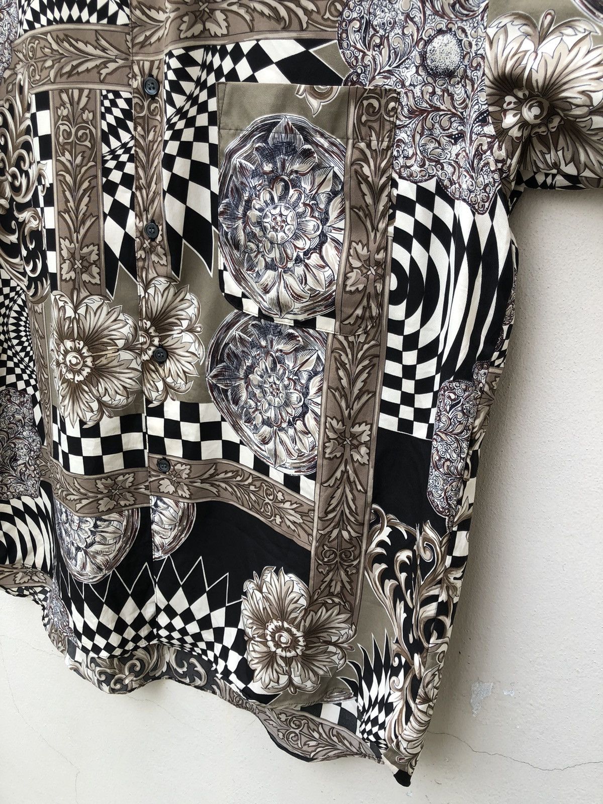 Japanese Brand Vintage 90s Ding Dong Homme Japan Psychedelic Shirt Size US L / EU 52-54 / 3 - 5 Thumbnail