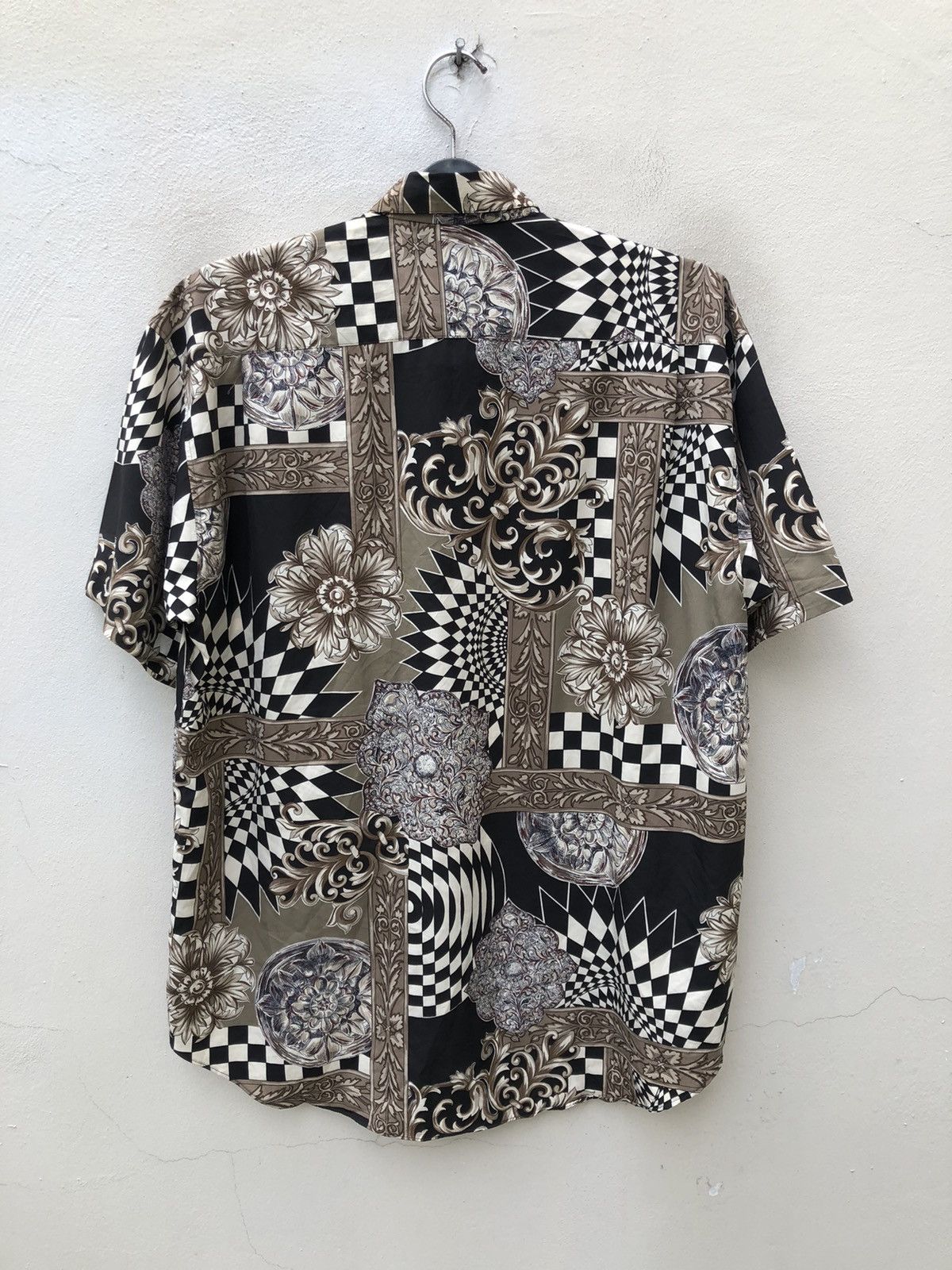 Japanese Brand Vintage 90s Ding Dong Homme Japan Psychedelic Shirt Size US L / EU 52-54 / 3 - 8 Thumbnail