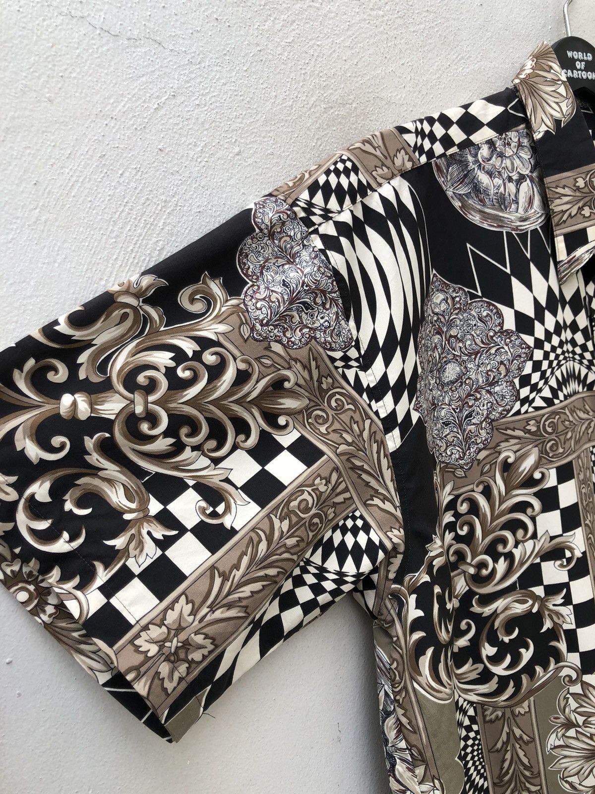 Japanese Brand Vintage 90s Ding Dong Homme Japan Psychedelic Shirt Size US L / EU 52-54 / 3 - 7 Thumbnail