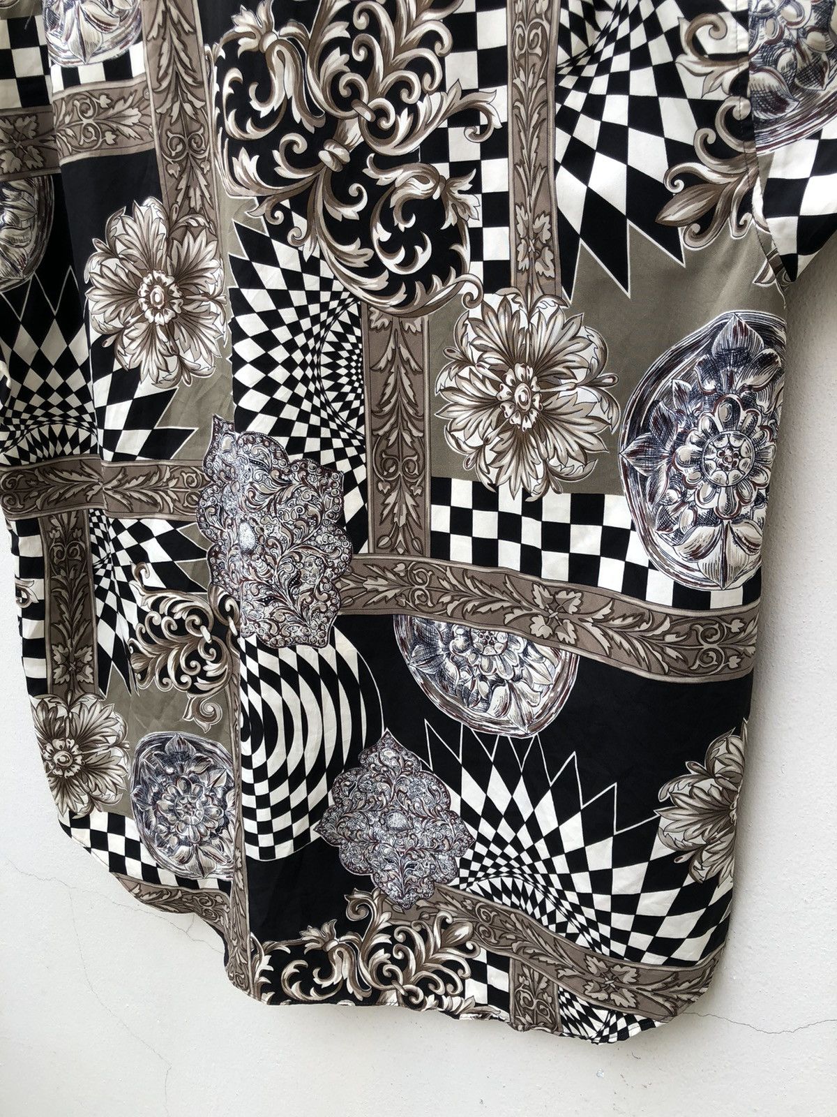 Japanese Brand Vintage 90s Ding Dong Homme Japan Psychedelic Shirt Size US L / EU 52-54 / 3 - 10 Thumbnail