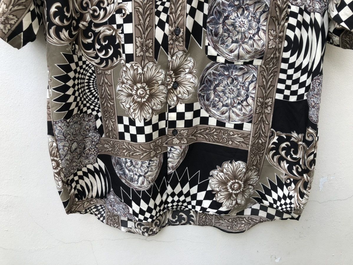 Japanese Brand Vintage 90s Ding Dong Homme Japan Psychedelic Shirt Size US L / EU 52-54 / 3 - 3 Thumbnail