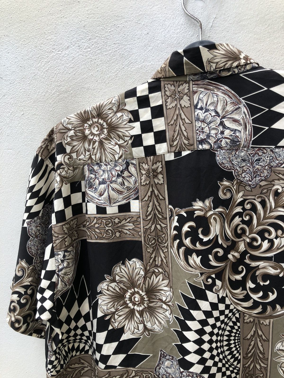 Japanese Brand Vintage 90s Ding Dong Homme Japan Psychedelic Shirt Size US L / EU 52-54 / 3 - 11 Thumbnail