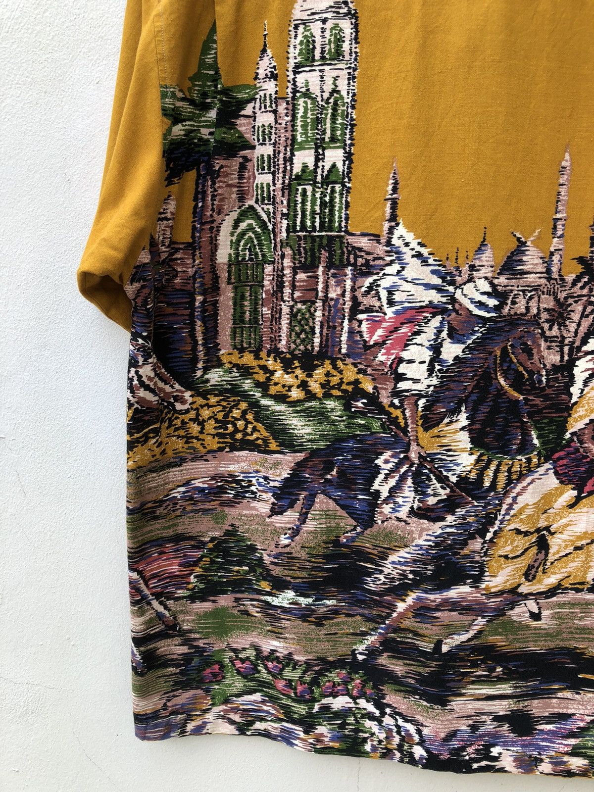 Art Comes First Vintage 90s Paul Hamir Made in Japan Arabian Art Shirt Size US L / EU 52-54 / 3 - 21 Thumbnail