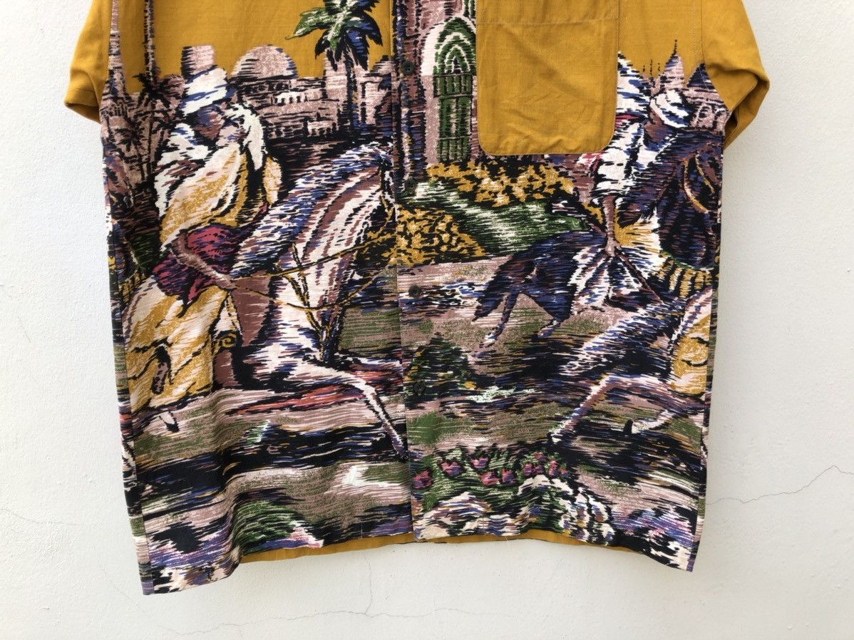 Art Comes First Vintage 90s Paul Hamir Made in Japan Arabian Art Shirt Size US L / EU 52-54 / 3 - 9 Thumbnail